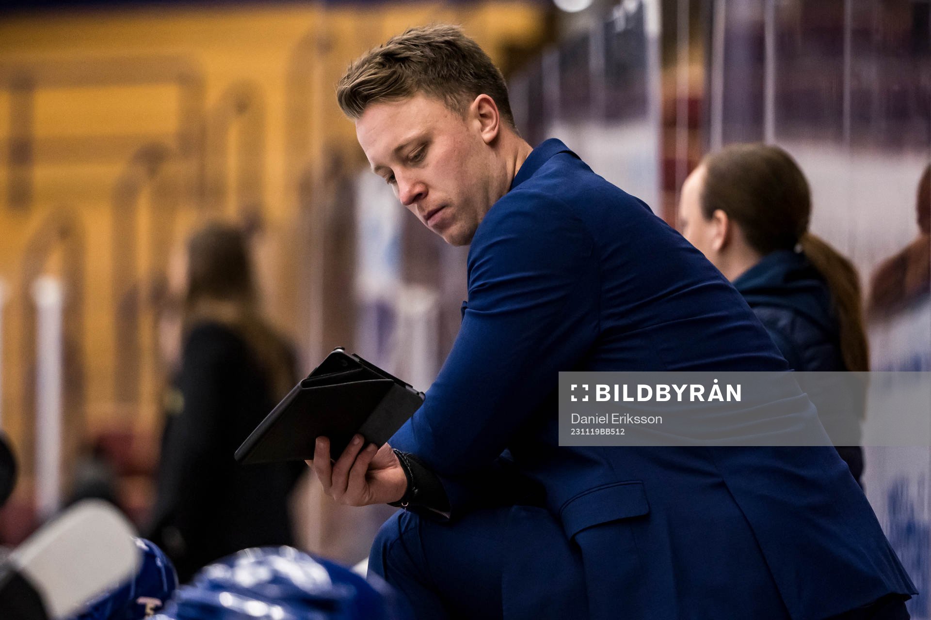 Leksands assisterande tränare Joakim Engström