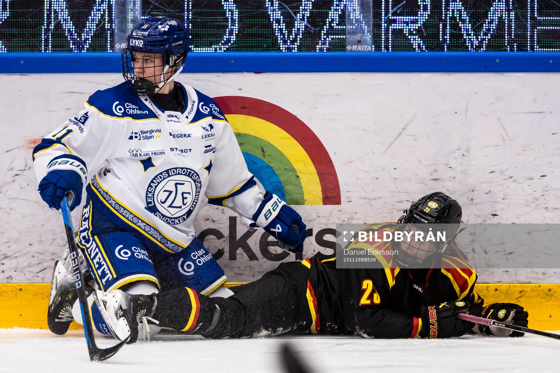 Leksands Fanny Brolin  och Brynäs Moa Wernblom