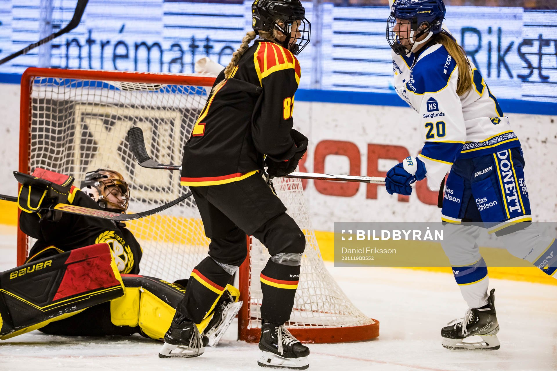 Leksands Tatum Amy jublar