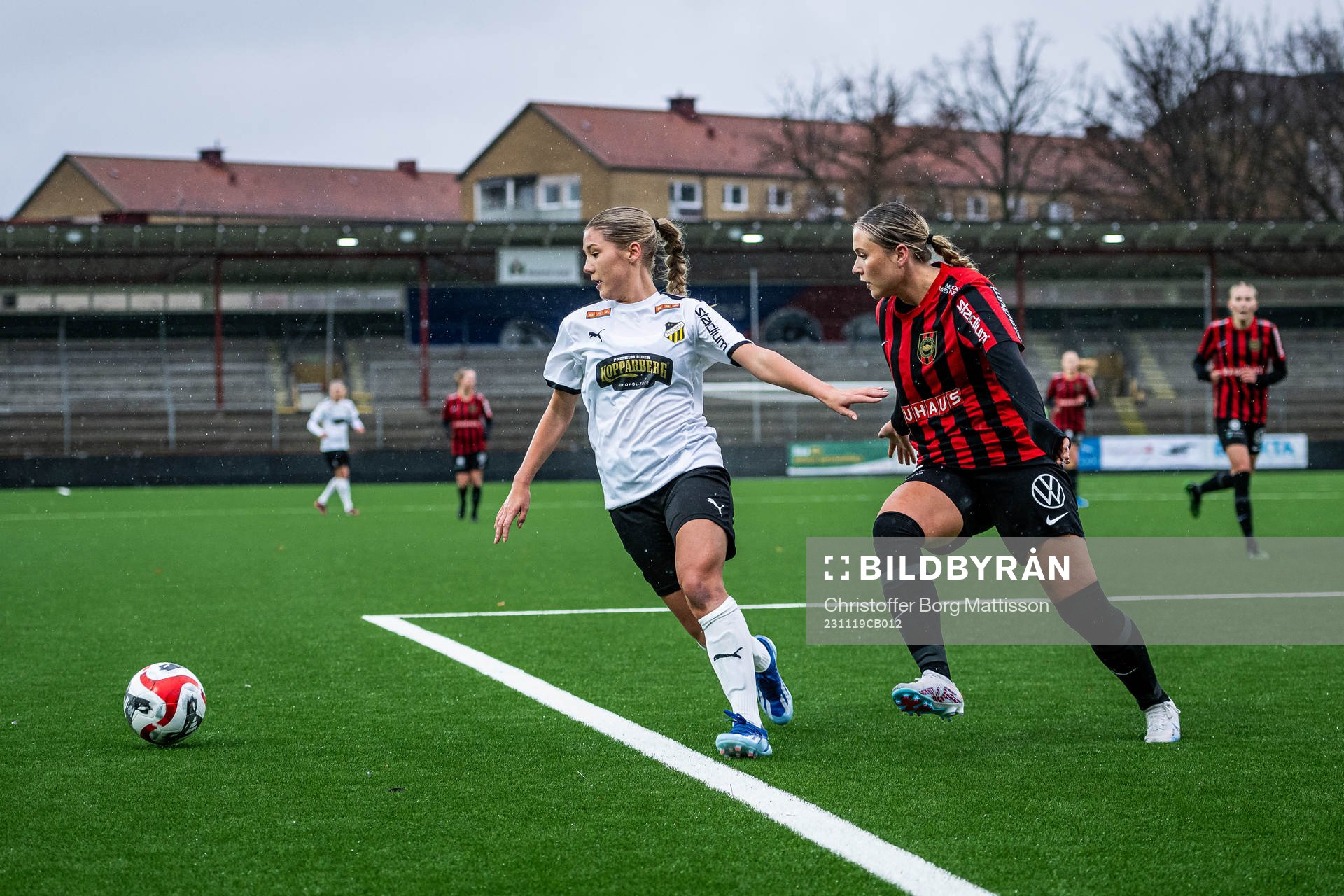 Häckens Novalie Jensen och Brommapojkarnas Tuva Norell