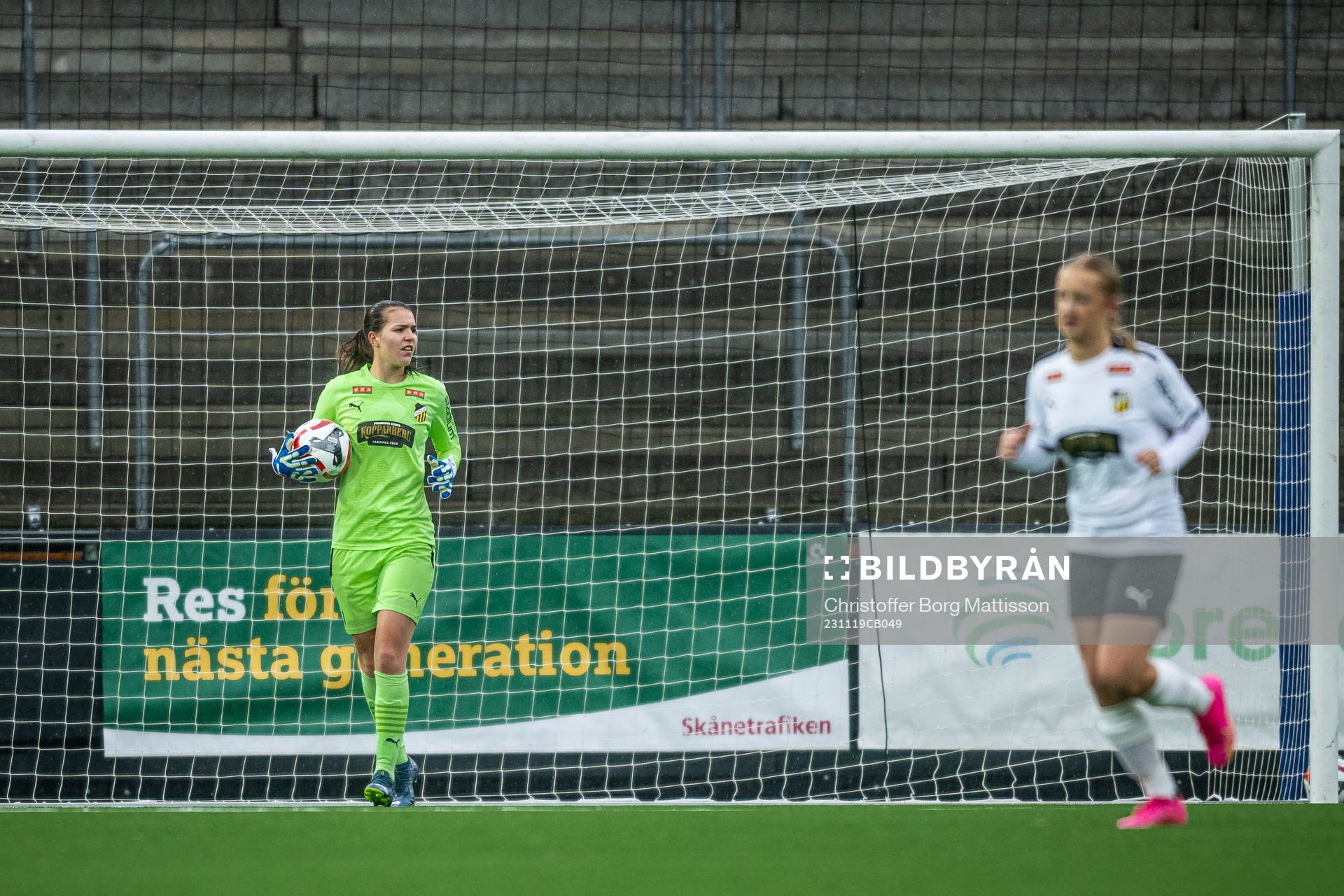 Häckens målvakt Kajsa Höglund Jansson