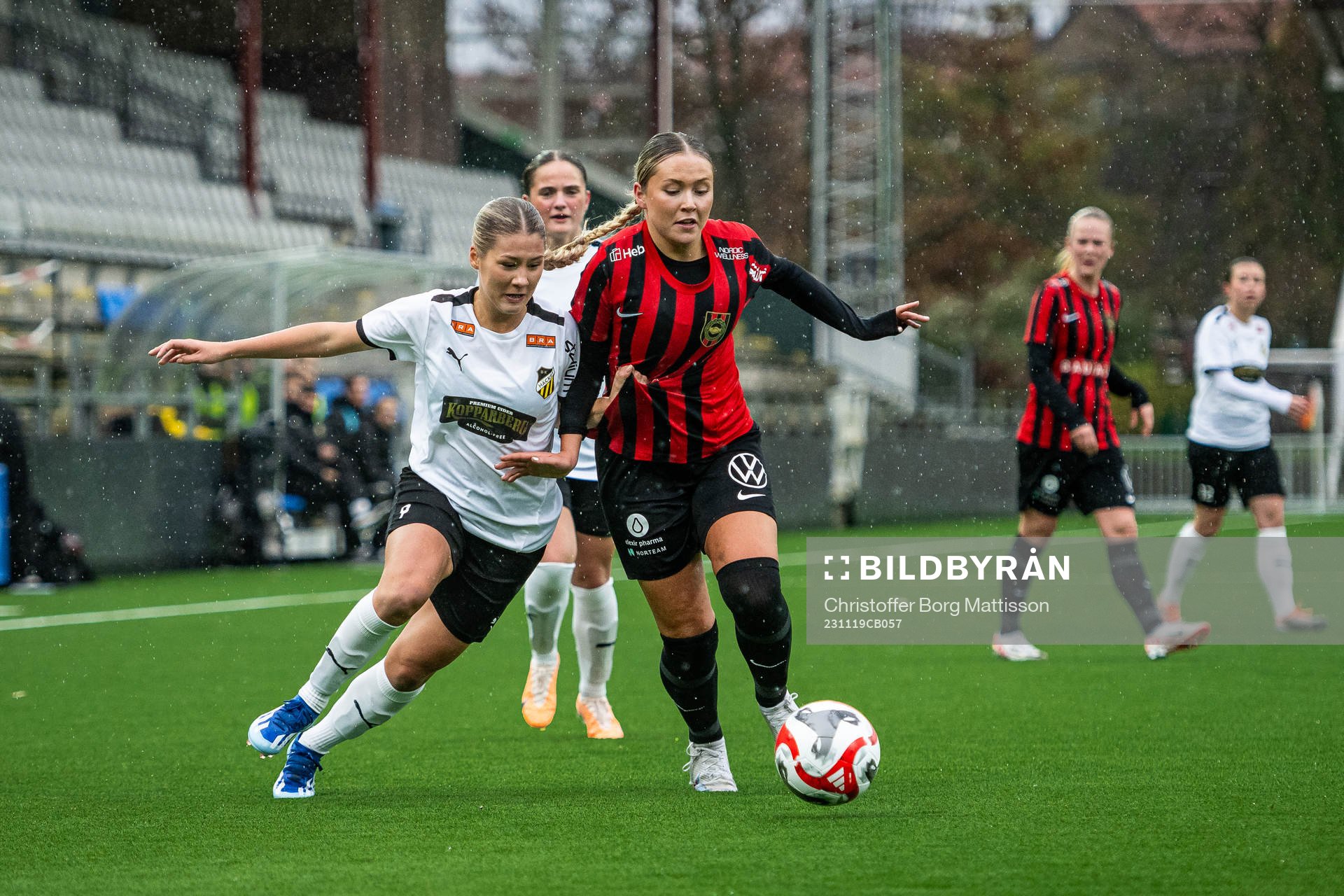Häckens Novalie Jensen och Brommapojkarnas Tuva Norell