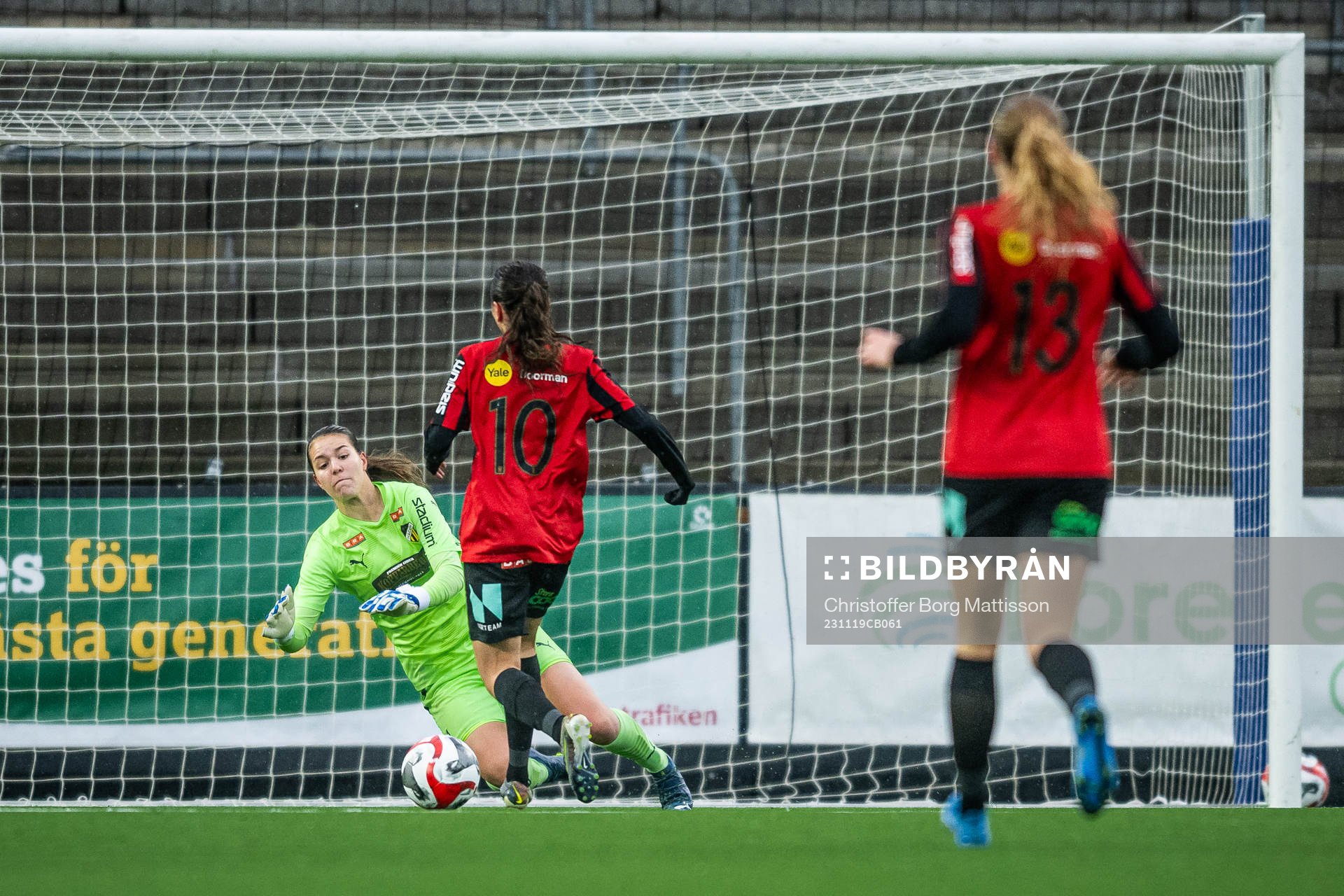 Häckens målvakt Kajsa Höglund Jansson