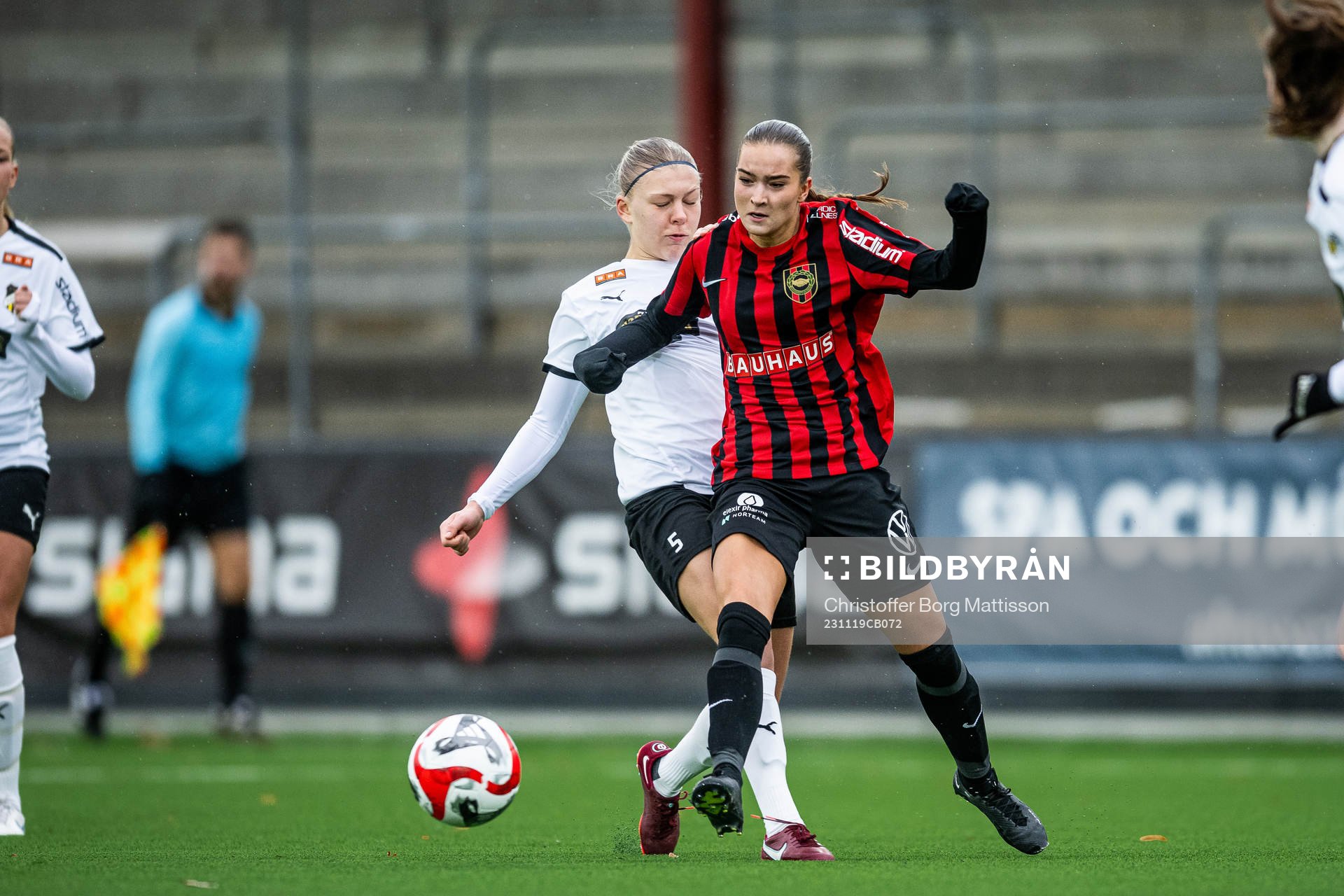 Häckens Matilda Larsson och Brommapojkarnas Edith