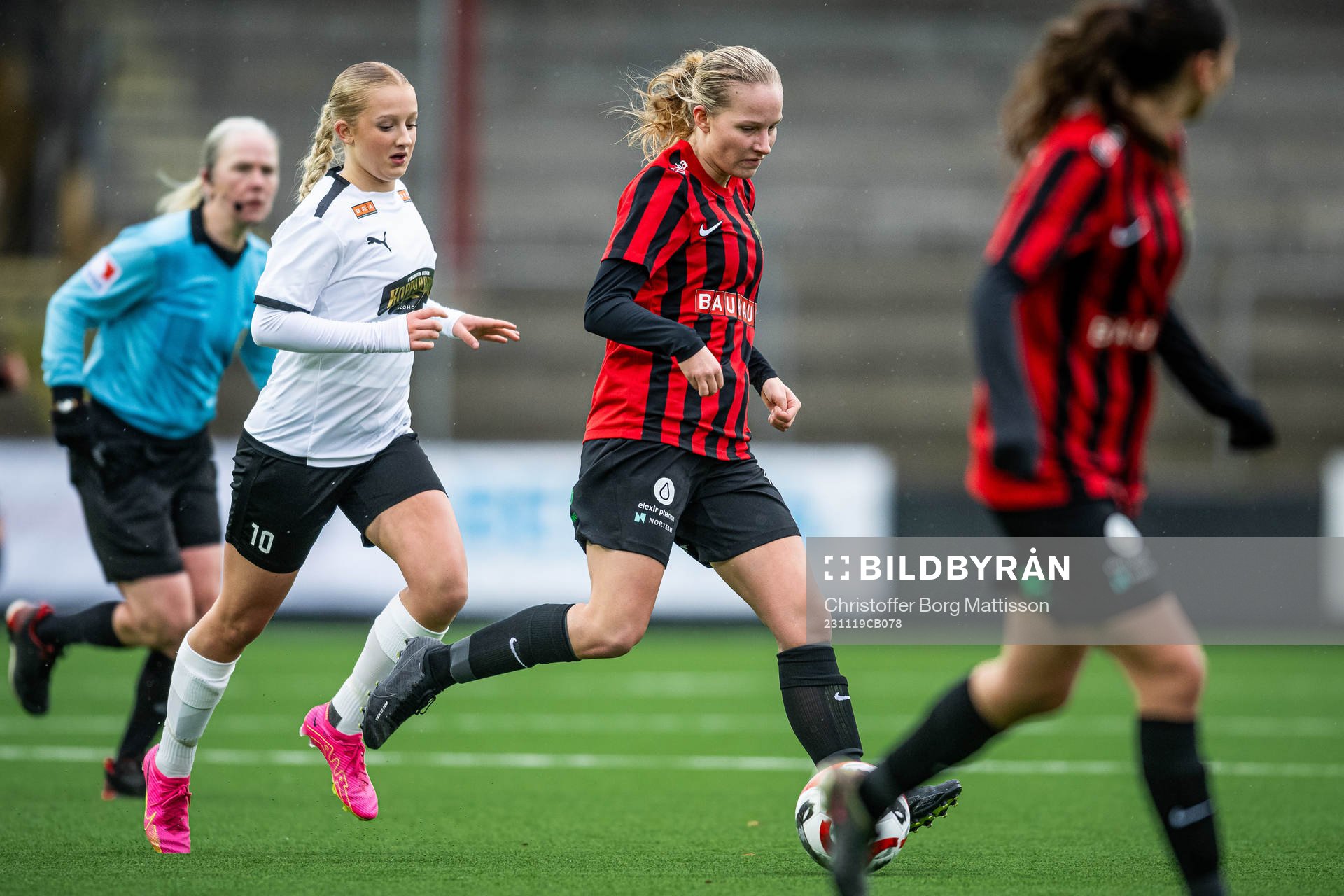 Häckens Emilia Migas och Brommapojkarnas Klara Bengtsson
