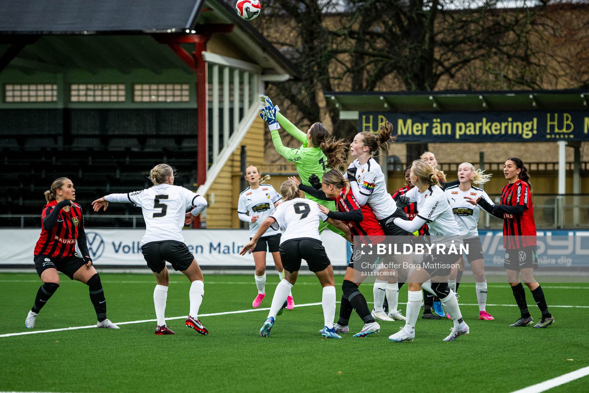 Häckens målvakt Kajsa Höglund Jansson