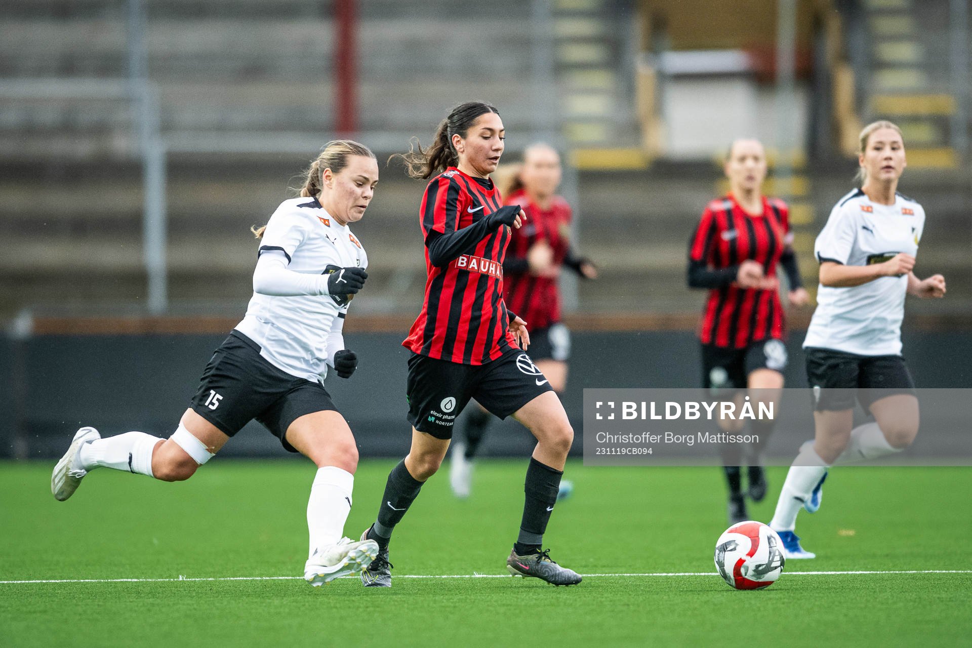 Häckens Sandra Lundberg och Brommapojkarnas Sirelle