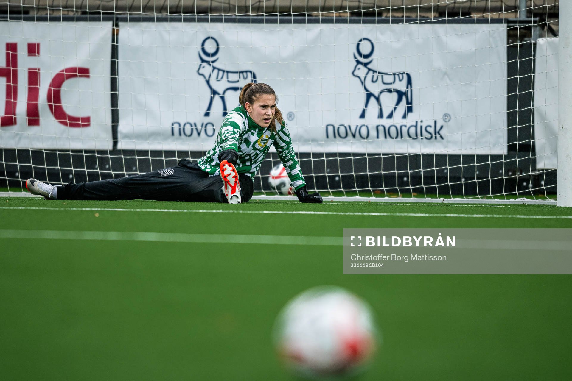 Hammarbys målvakt Nellie Andersson Markovic