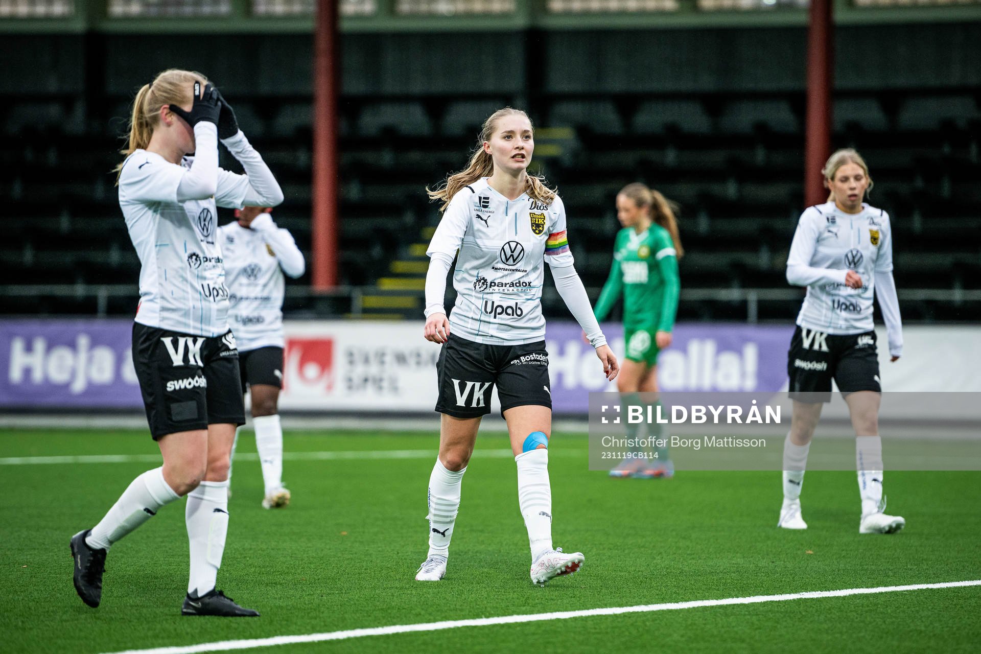 Umeås Julia Elin Viktoria Holmgren deppar