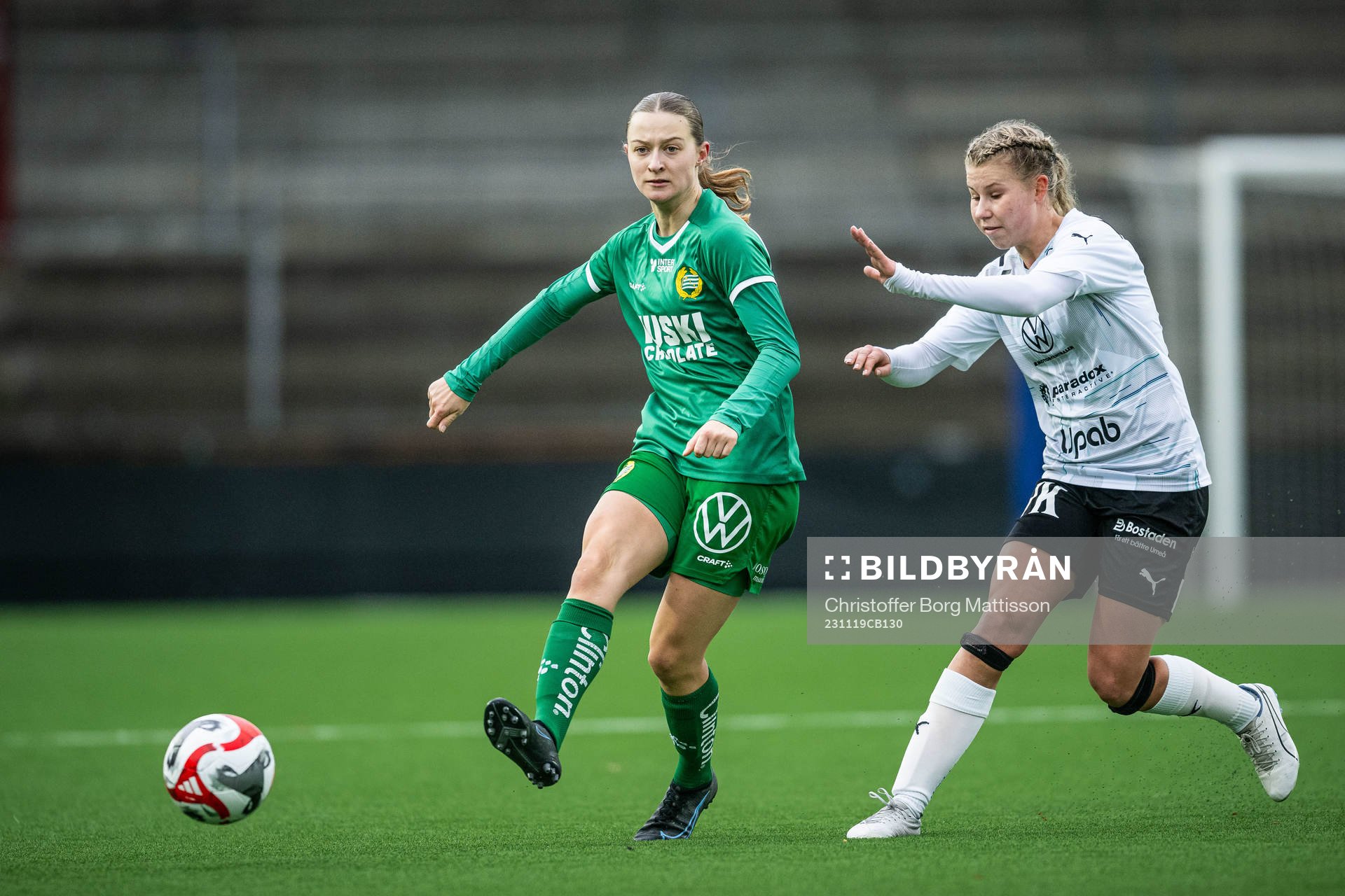 Hammarbys Sonja Windahl och Umeås Inez Amcoff