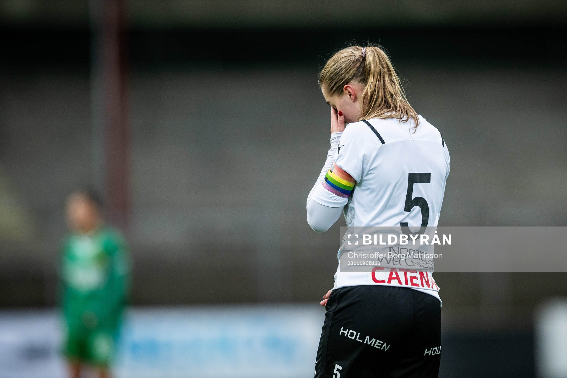 Umeås Julia Elin Viktoria Holmgren deppar