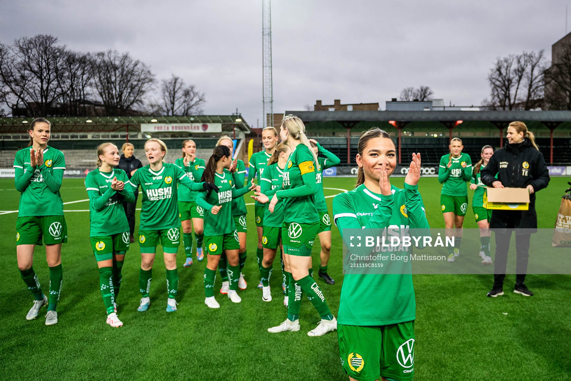 Hammarbys Josefine Gualtieri Göras jublar