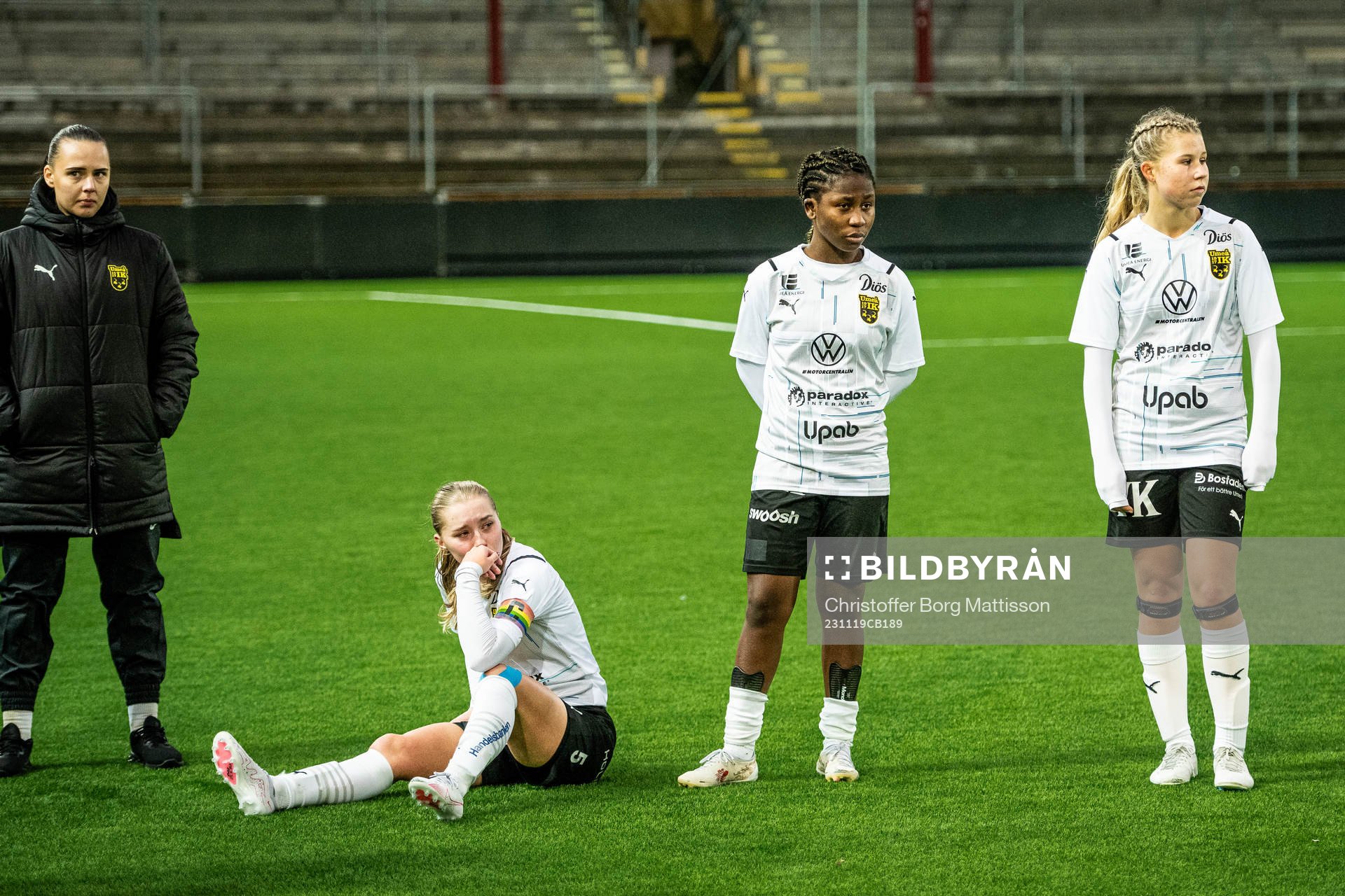 Umeås Julia Elin Viktoria Holmgren, Jackie Epie Fokwa och
