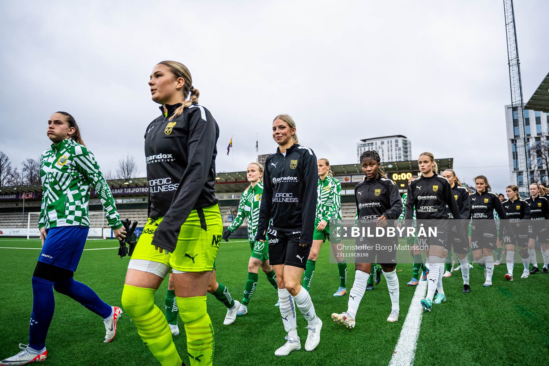 Hammarbys och Umeås spelare
