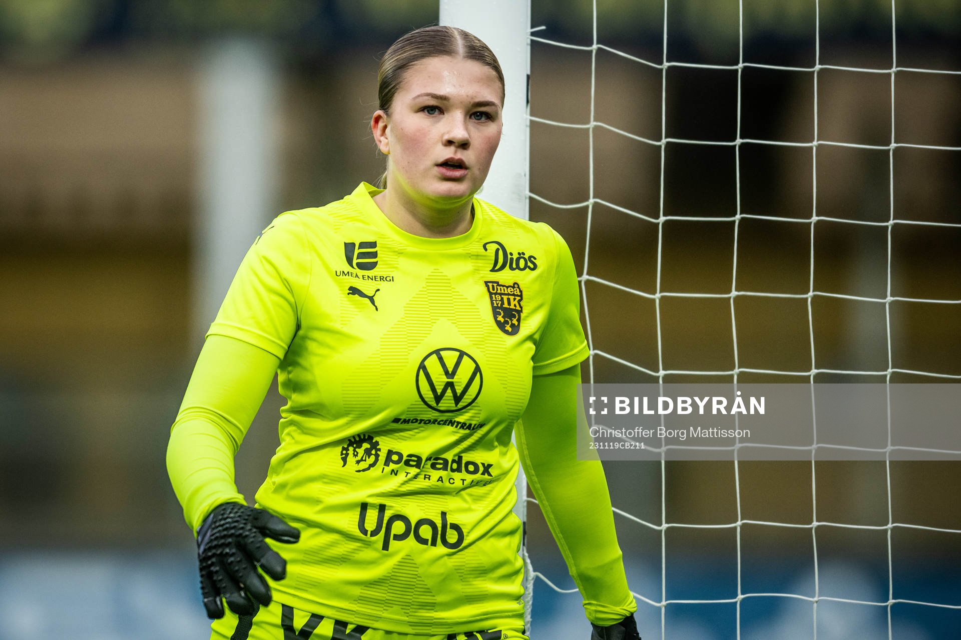 Umeås målvakt Izabelle Bardosen