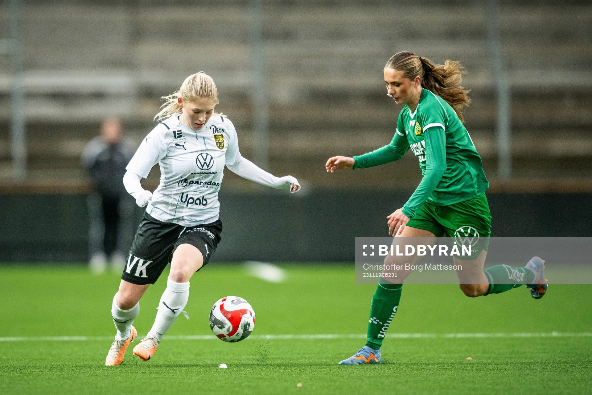 Umeås Stella Jonsson och Hammarbys Carmen Cernjul