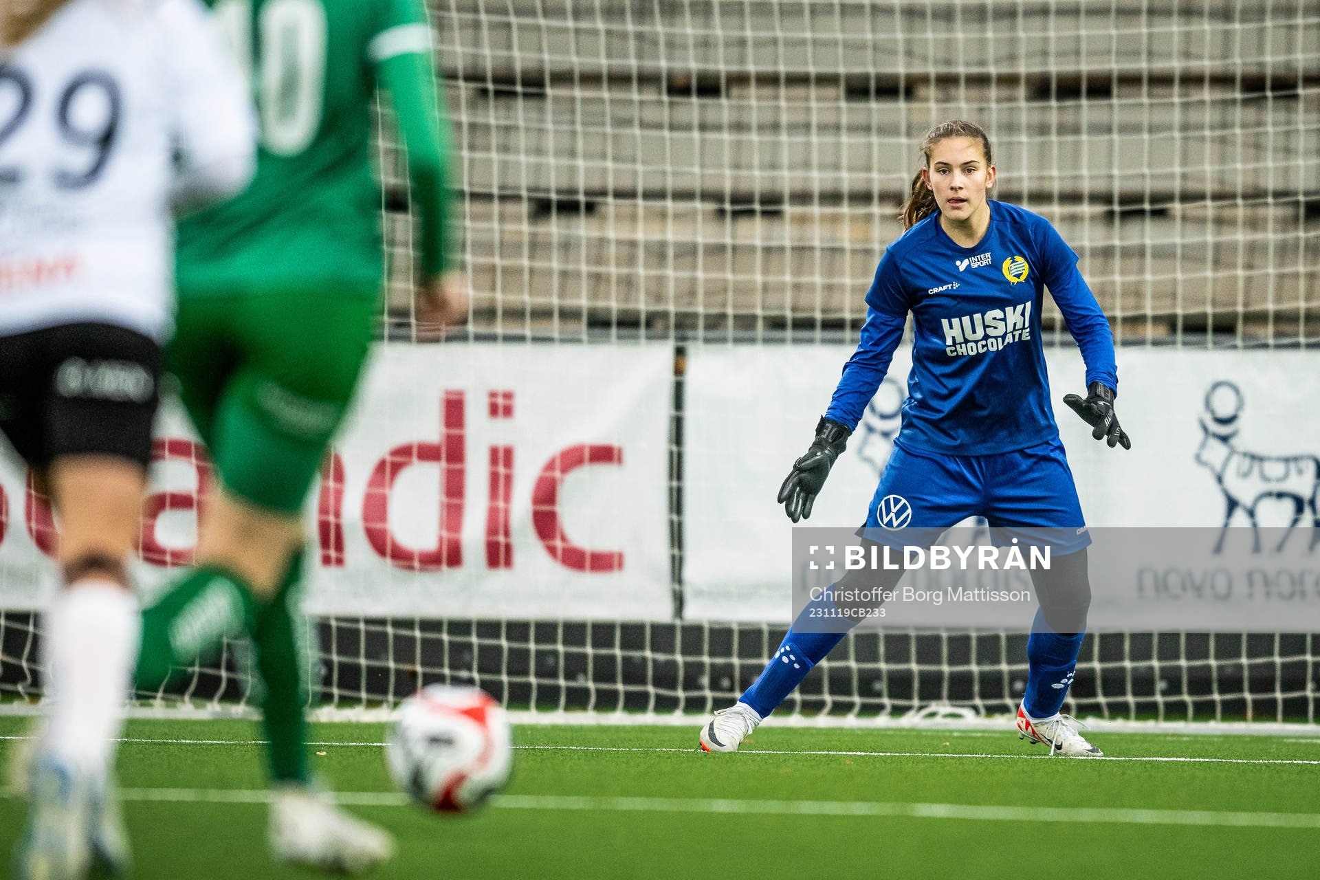 Hammarbys målvakt Nellie Andersson Markovic