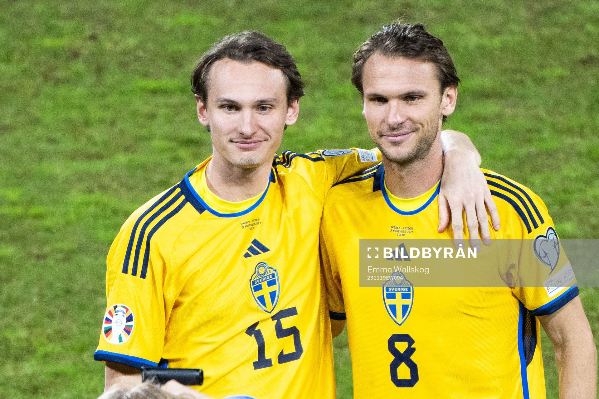 Hjalmar Ekdal and Albin Ekdal of Sweden