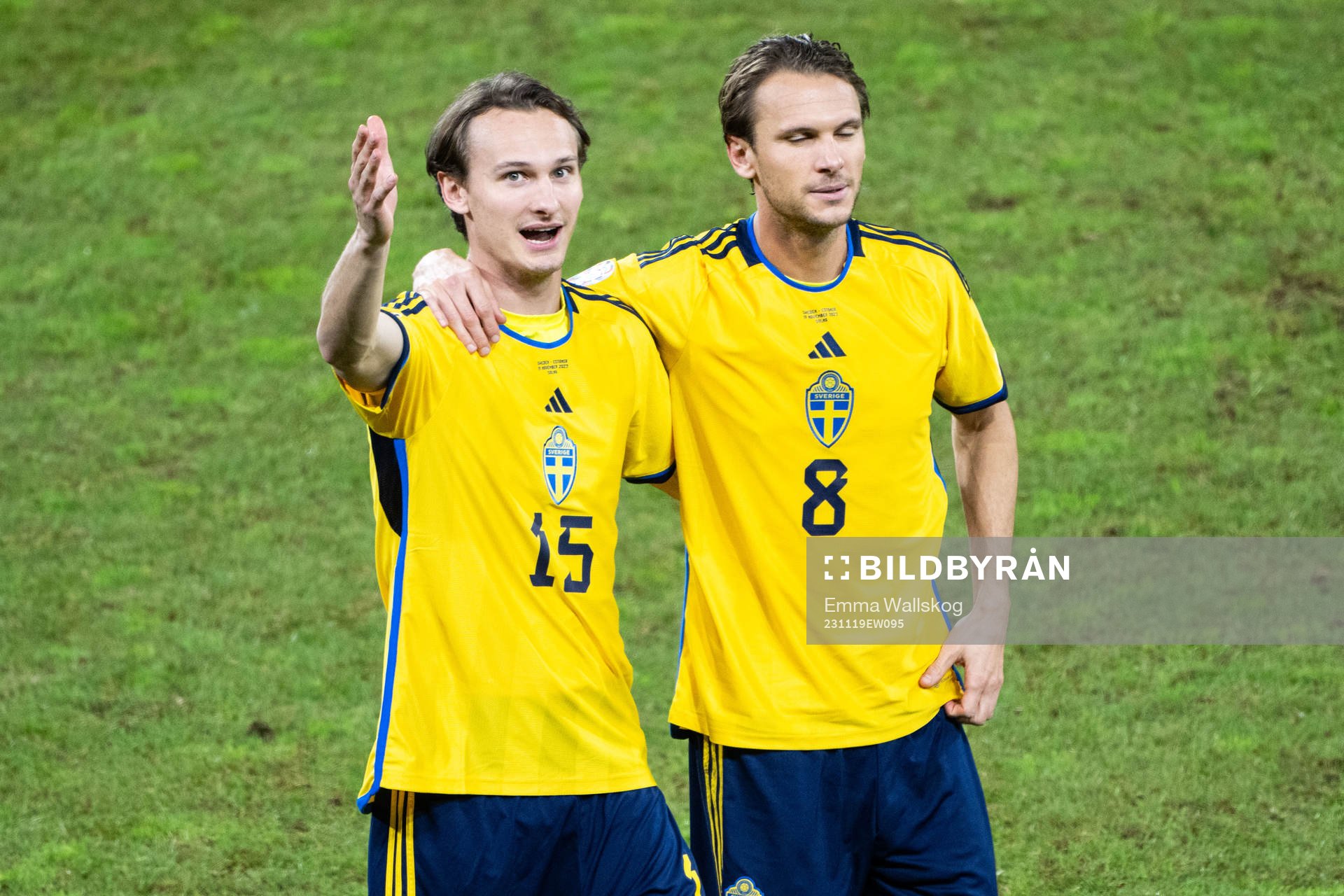 Hjalmar Ekdal and Albin Ekdal of Sweden