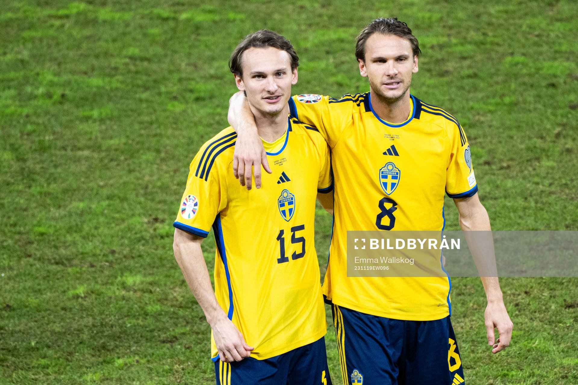 Hjalmar Ekdal and Albin Ekdal of Sweden