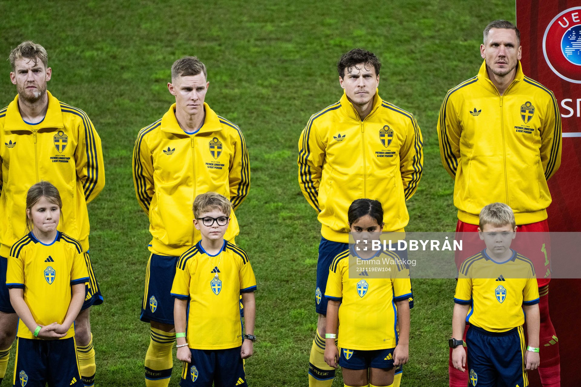 Filip Helander, Emil Krafth, Victor Nilsson Lindelöf and