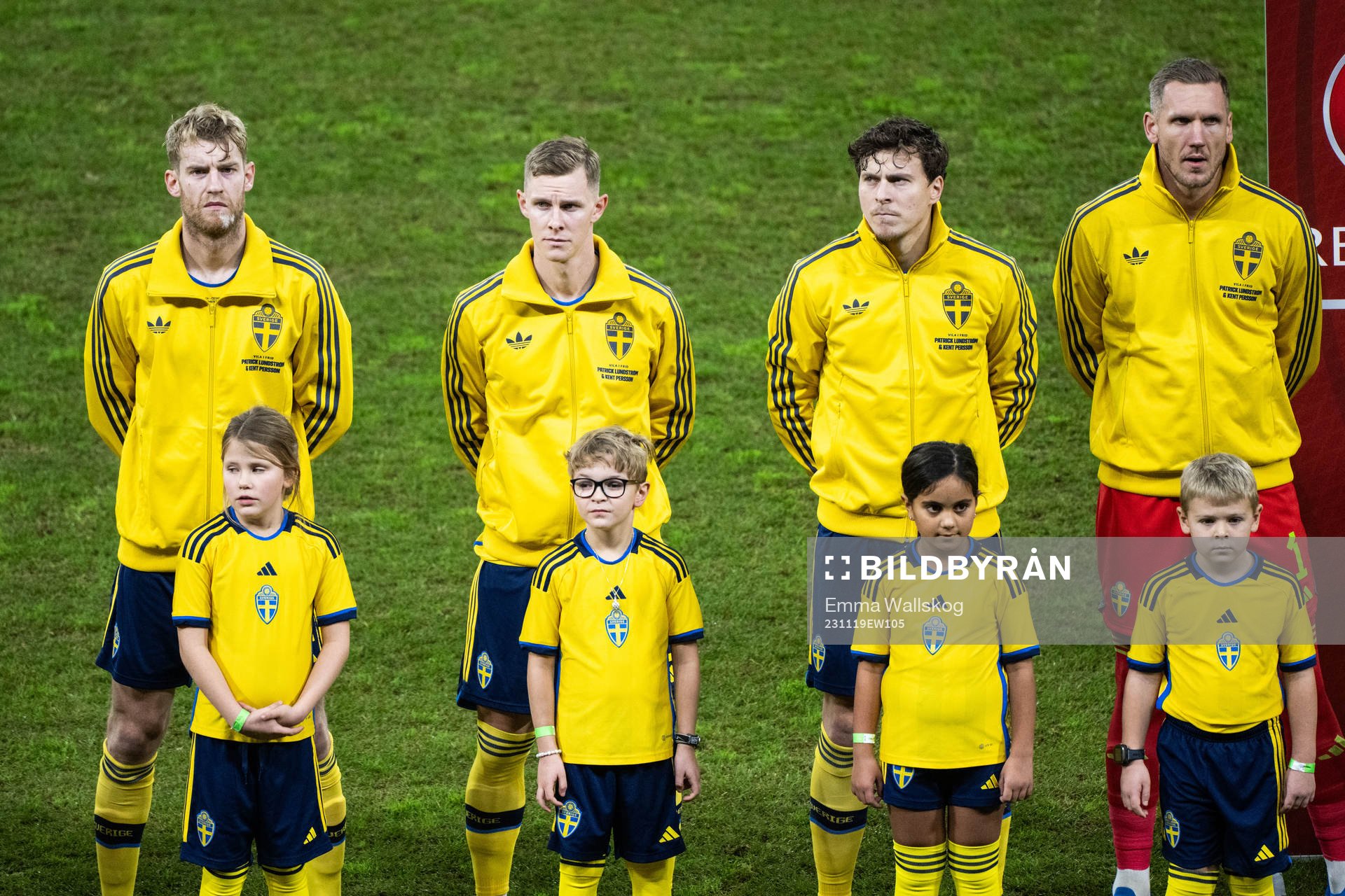 Filip Helander, Emil Krafth, Victor Nilsson Lindelöf and