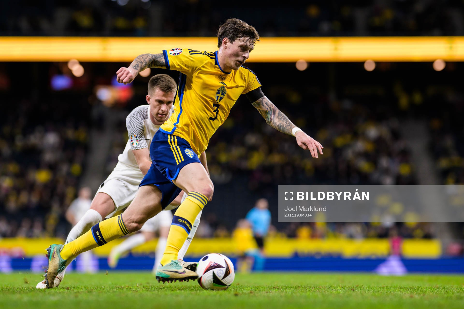 Mattias Käit of Estonia and Victor Nilsson Lindelöf of