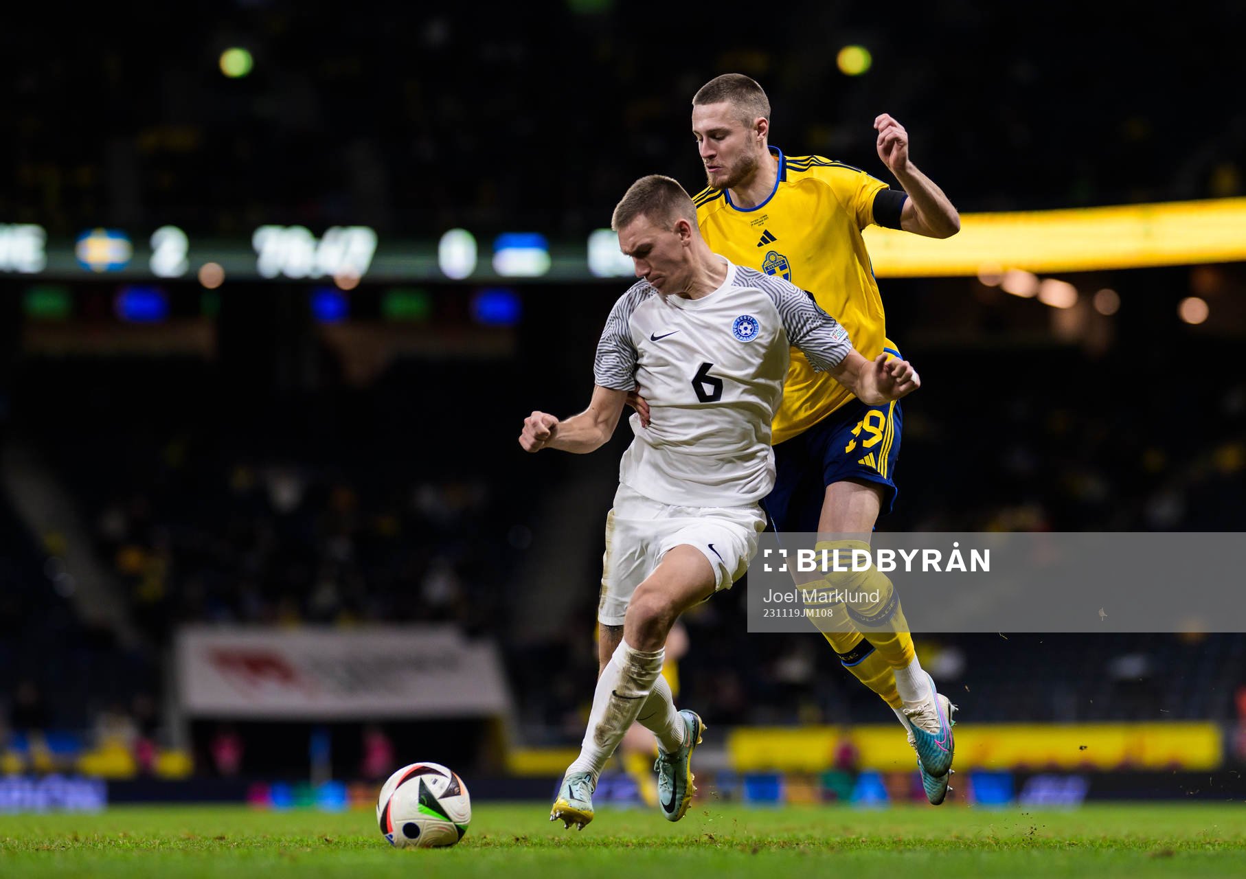 Rasmus Peetson of Estonia and Mattias Svanberg of Sweden
