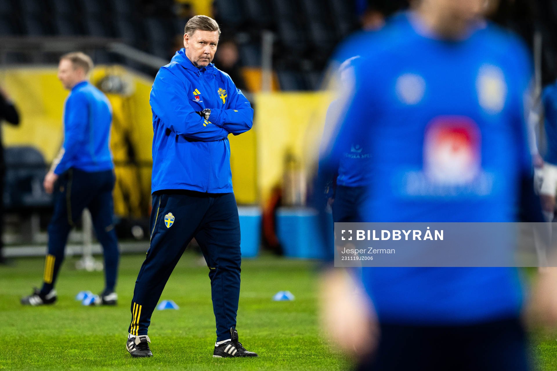 Assistant coach Peter Wettergren of Sweden