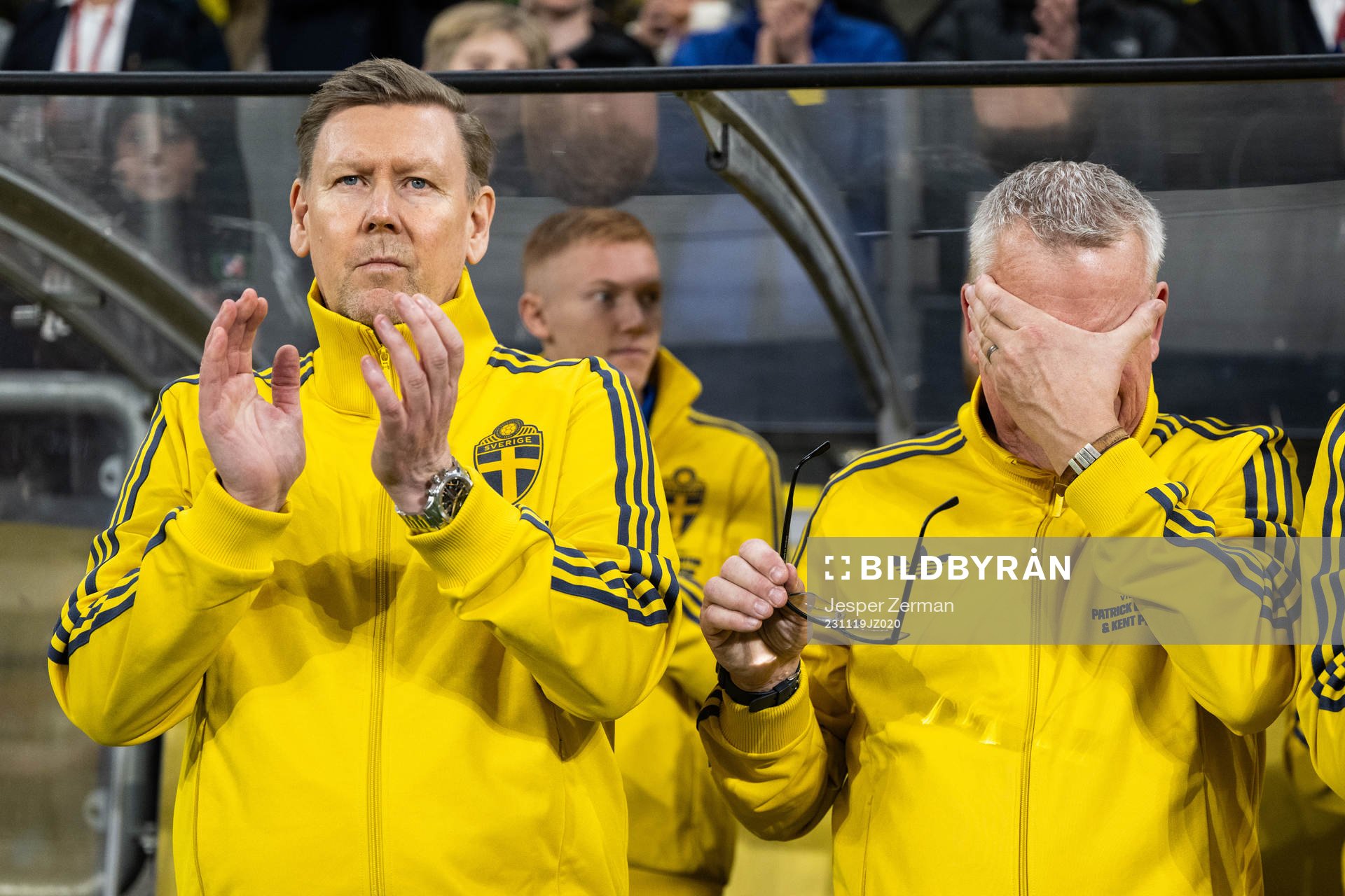 Assistant coach Peter Wettergren and Head coach Janne