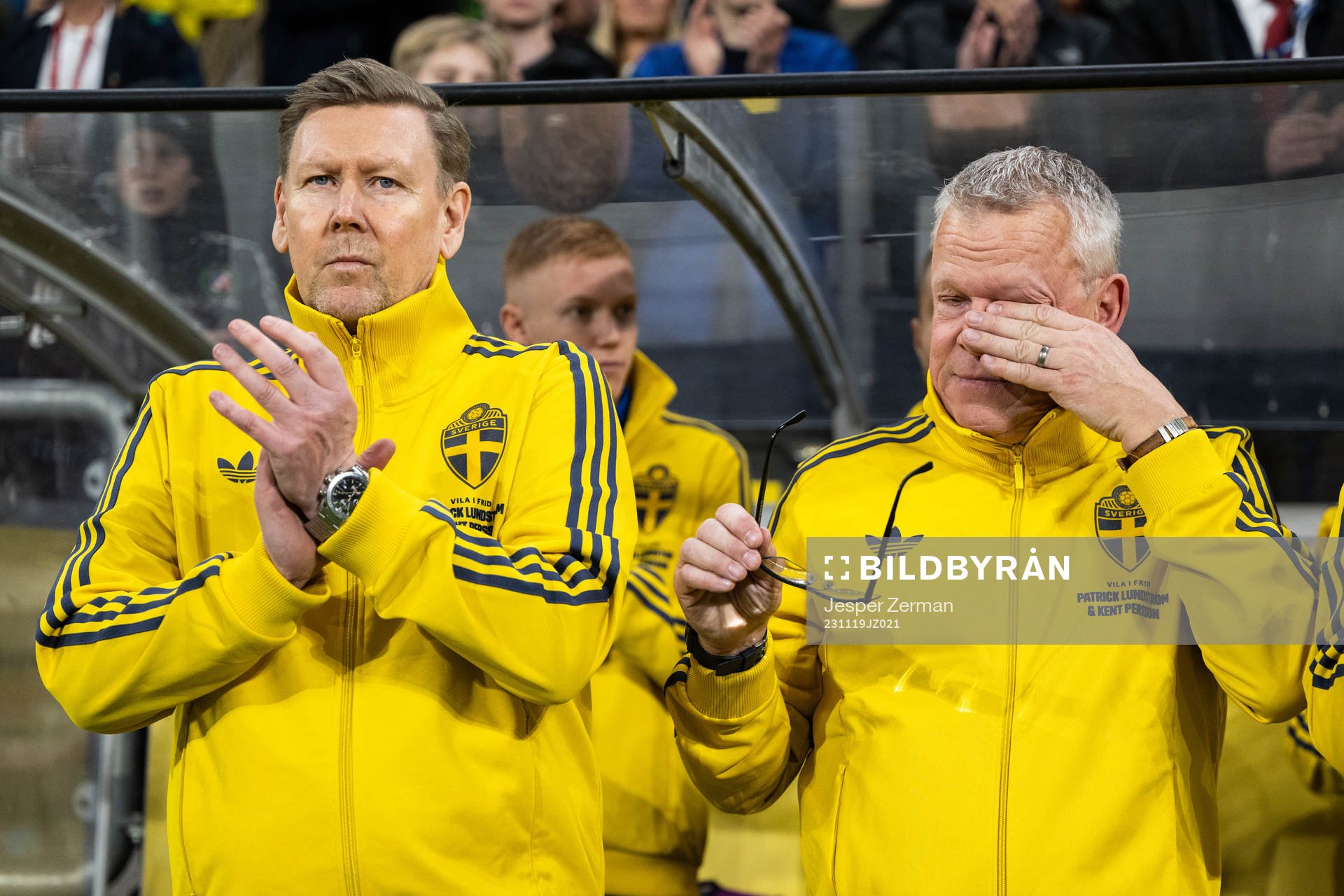 Assistant coach Peter Wettergren and Head coach Janne