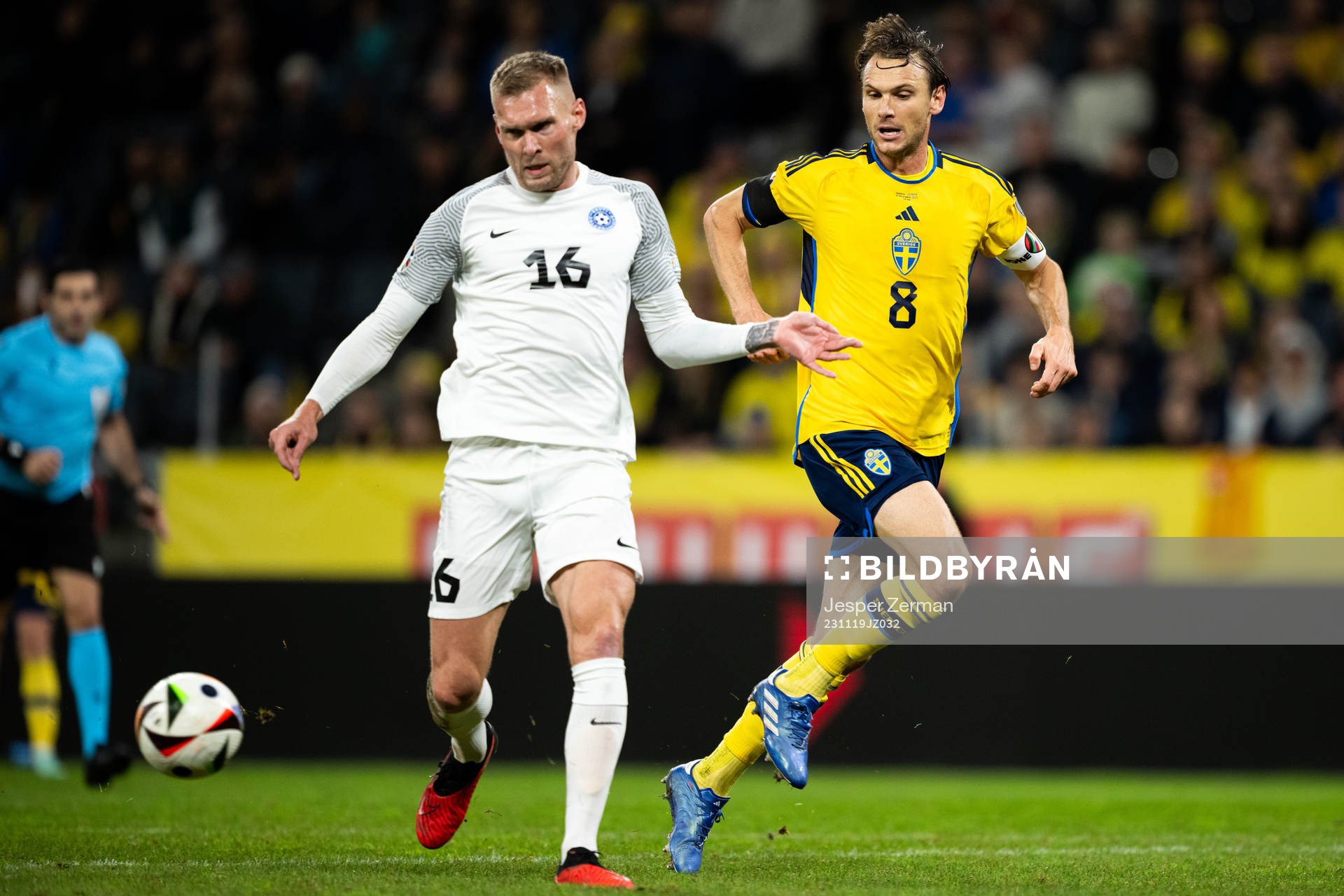 Joonas Tamm of Estonia and Albin Ekdal of Sweden