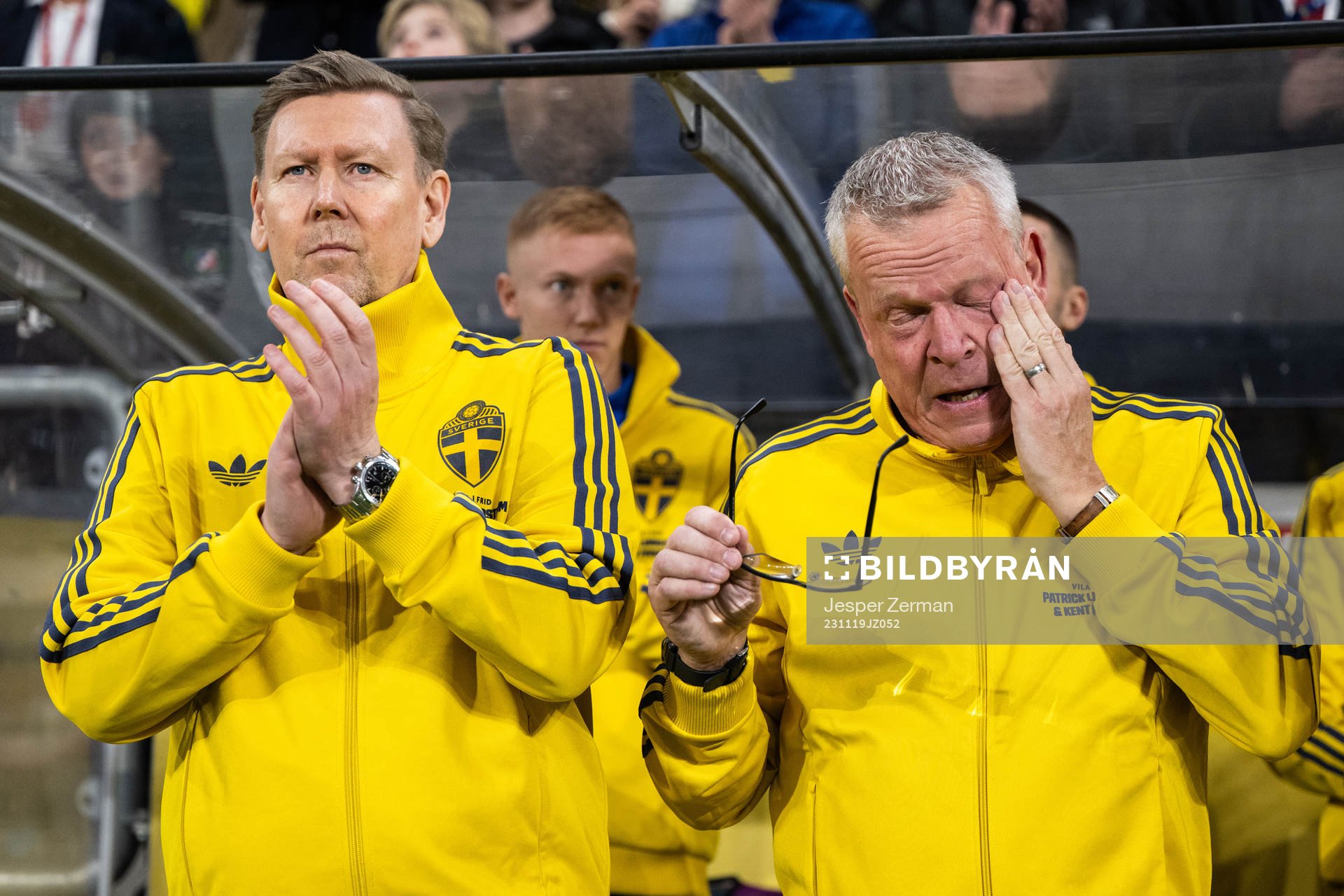 Assistant coach Peter Wettergren and Head coach Janne