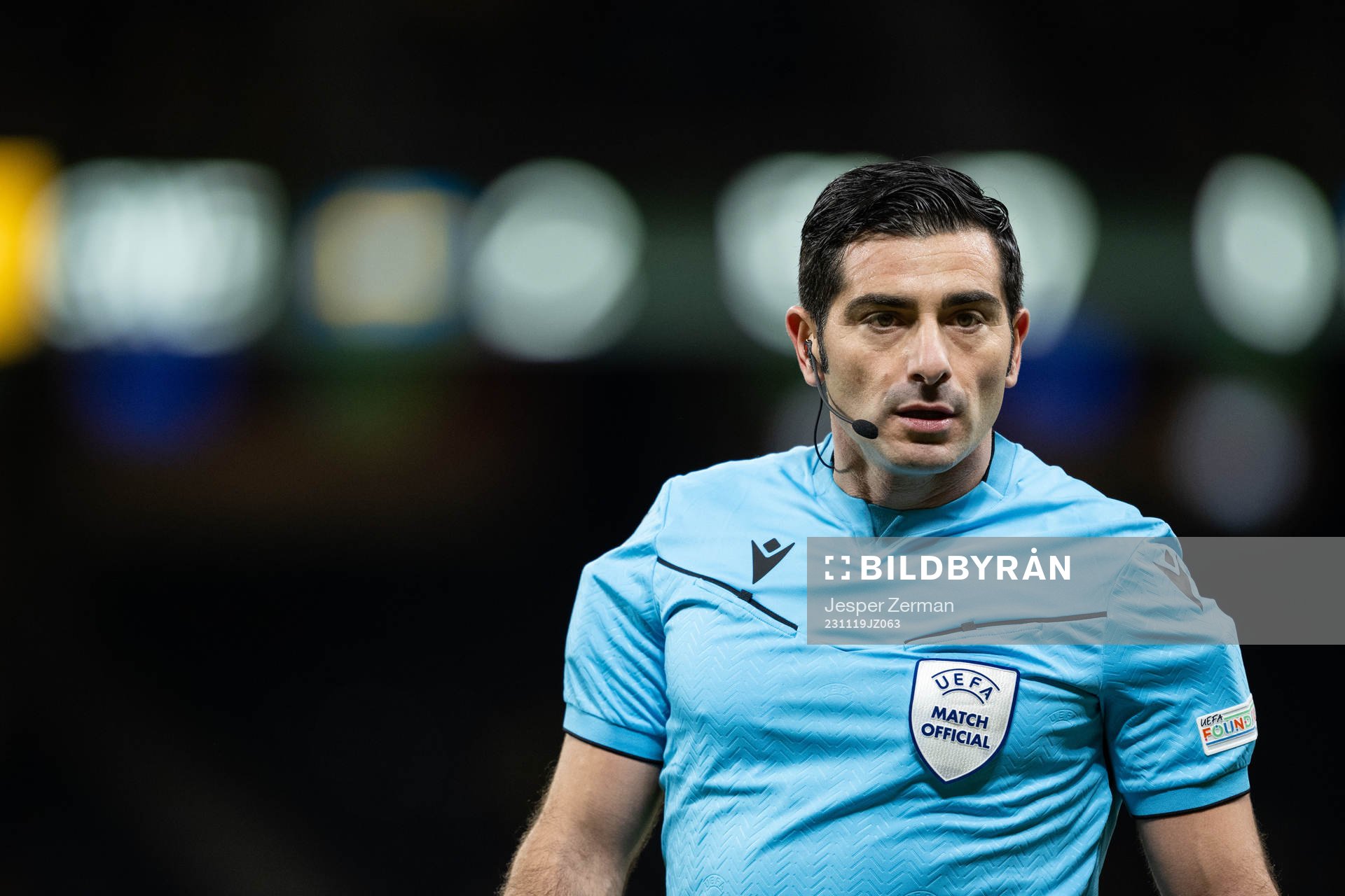 Referee Fabio Maresca
