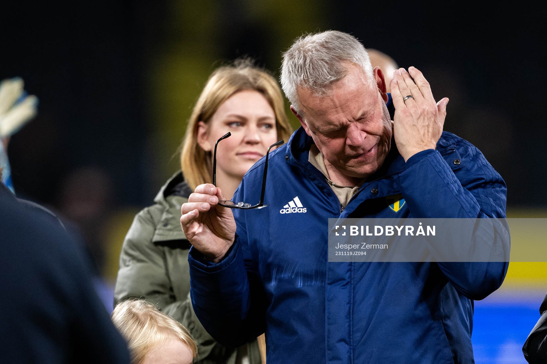 Head coach Janne Andersson of Sweden after the UEFA Euro Qualifier football match between Sweden and Estonia on November 19, 2023 in Stockholm. 