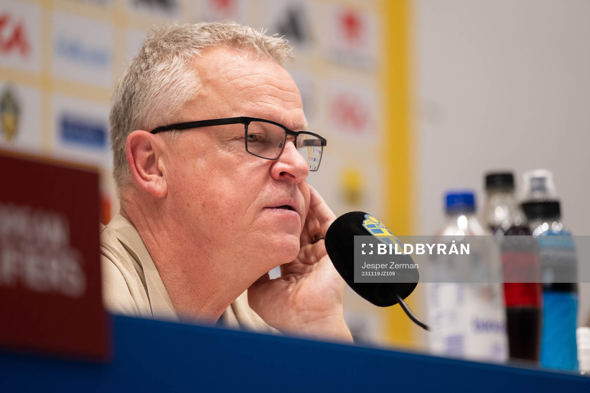 Head coach Janne Andersson of Sweden