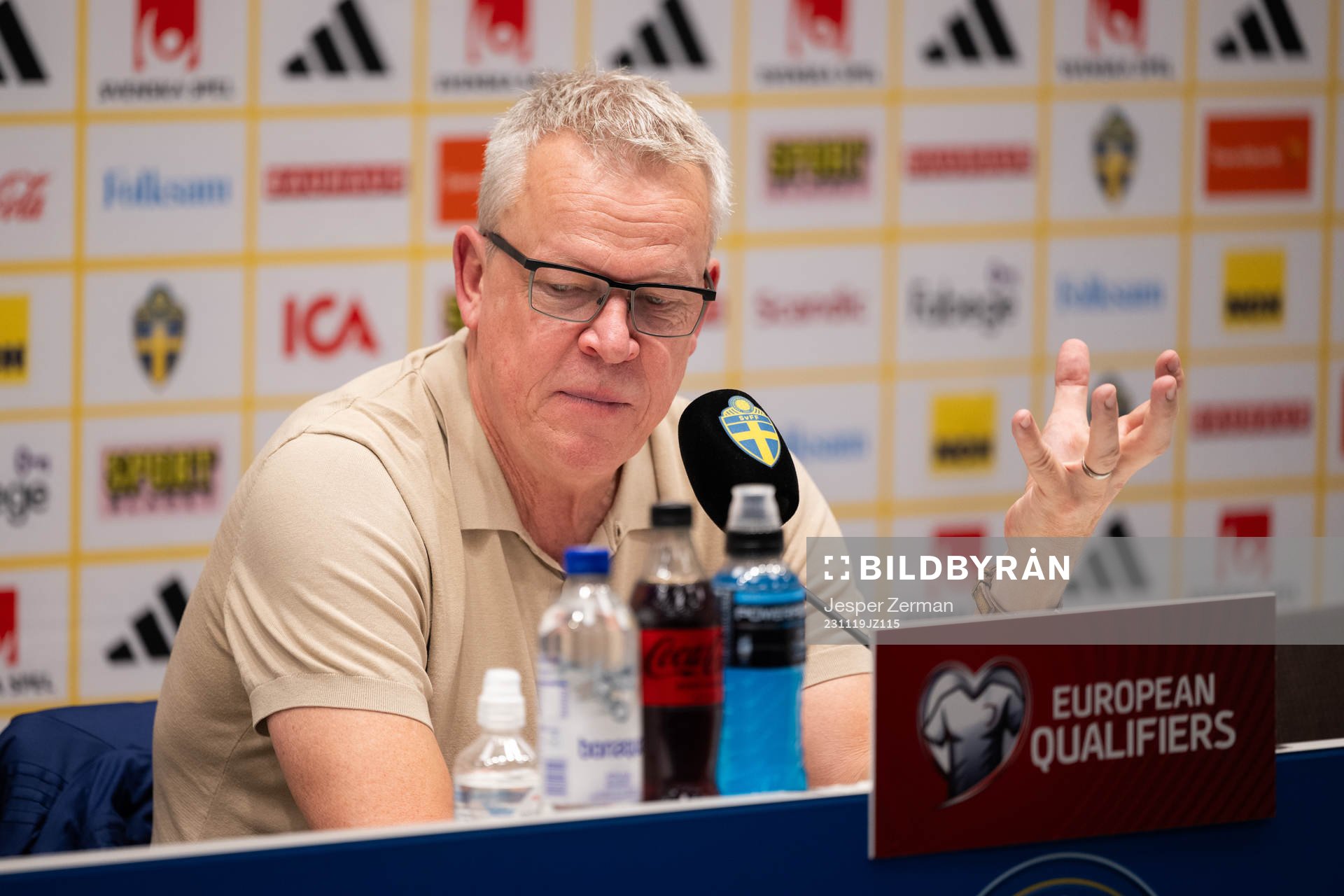 Head coach Janne Andersson of Sweden