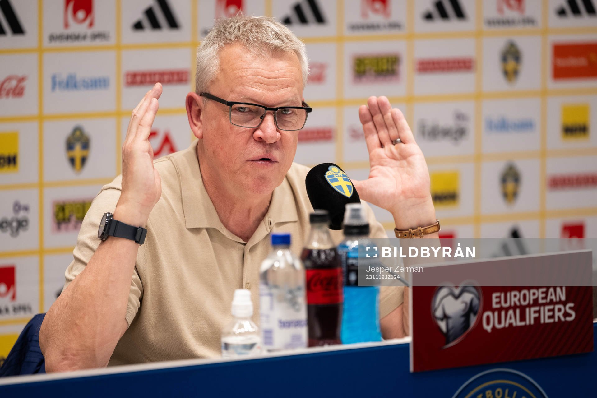 Head coach Janne Andersson of Sweden