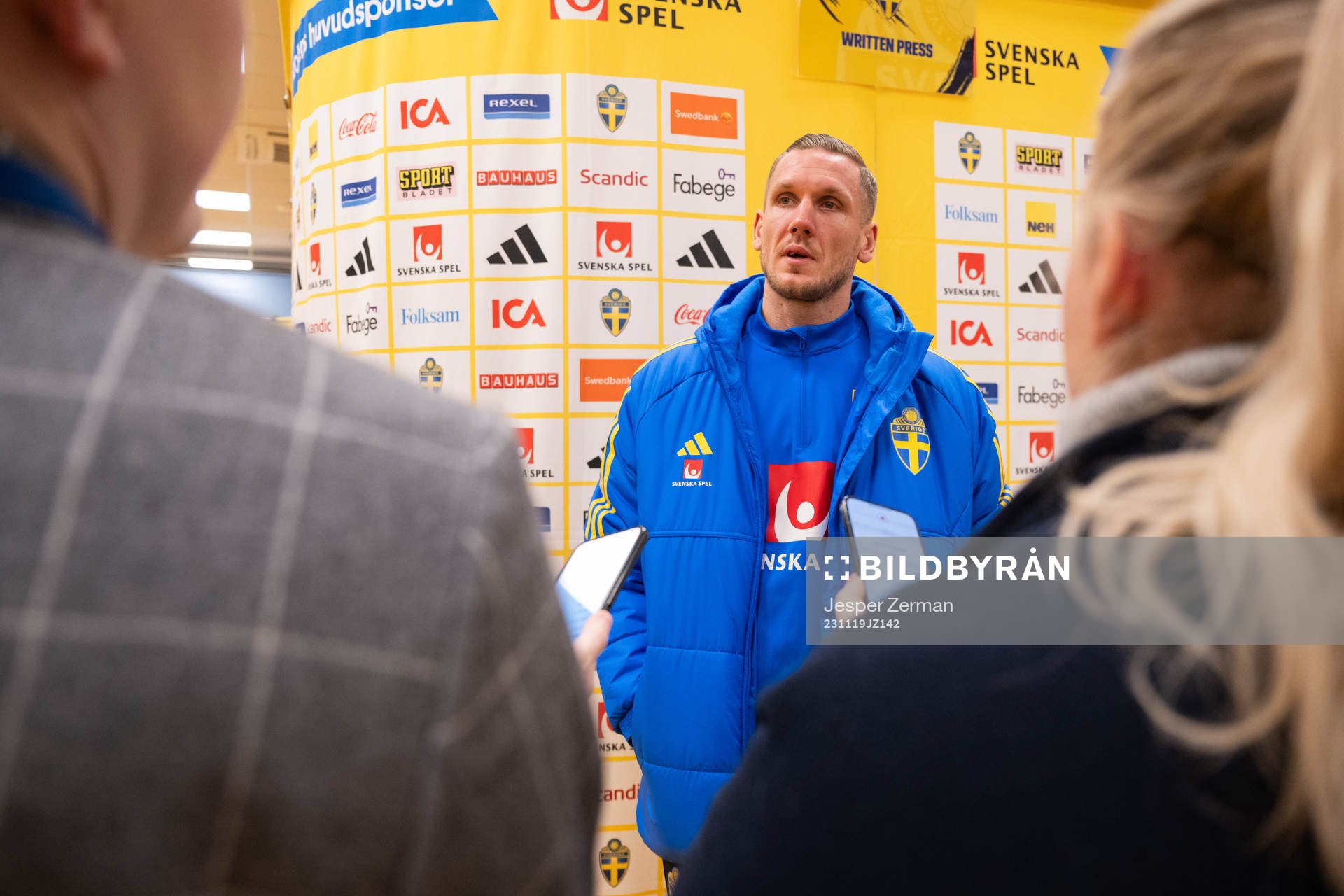 Goalkeeper Robin Olsen of Sweden