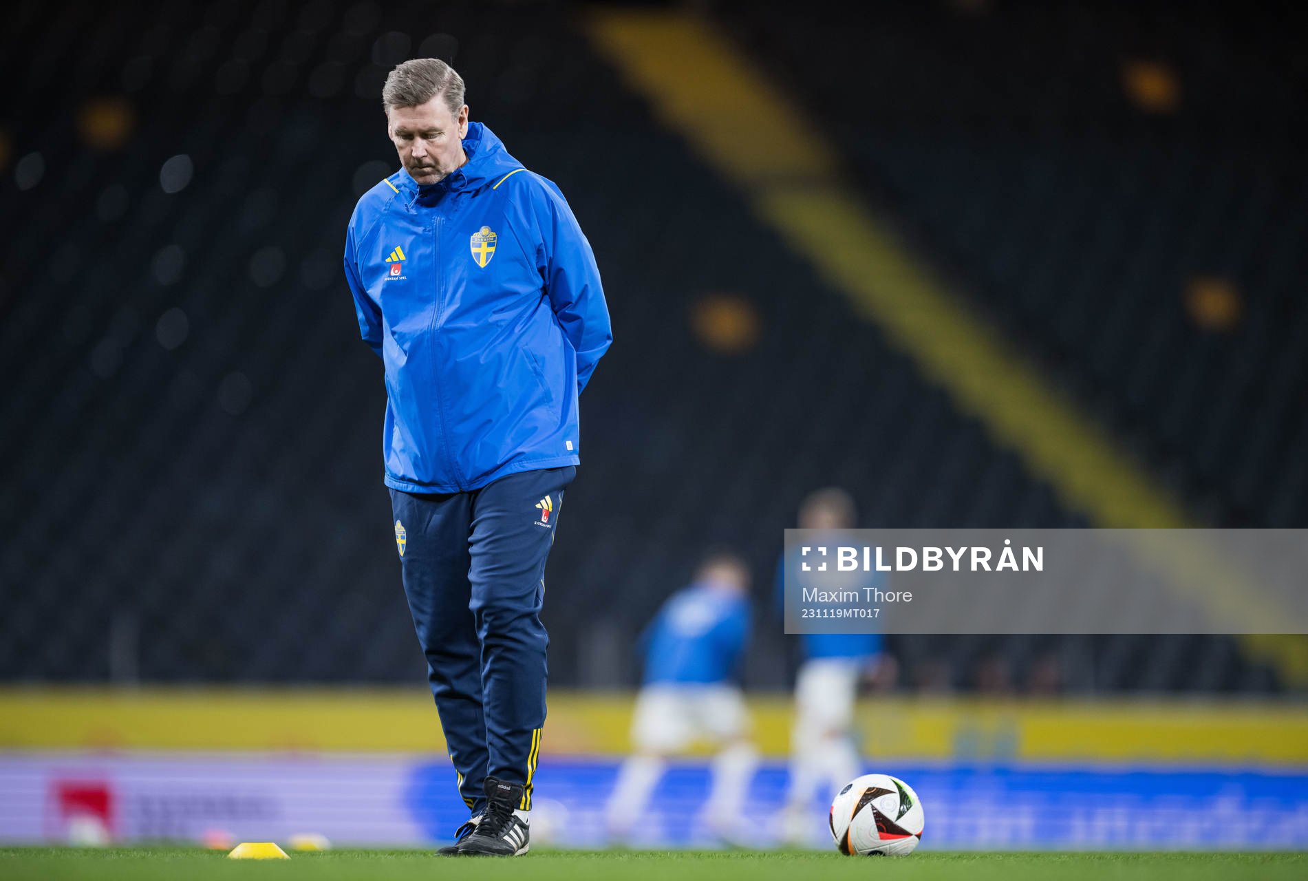 Assistant coach Peter Wettergren of Sweden