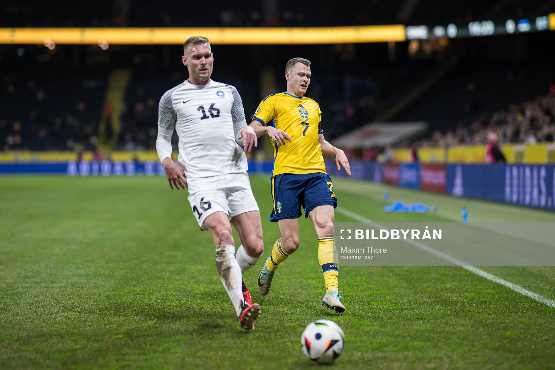 Joonas Tamm of Estonia and Viktor Claesson of Sweden