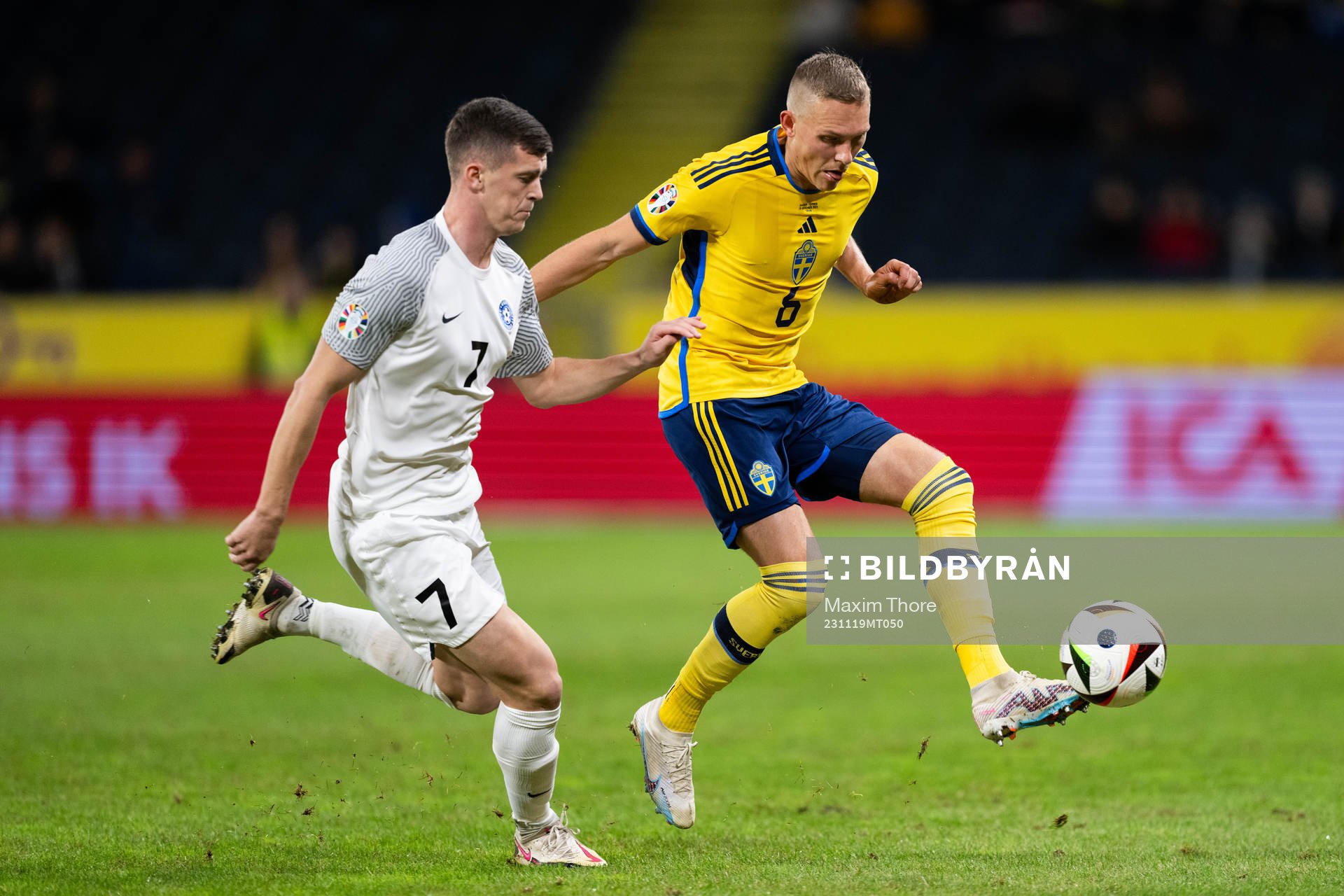 Georgi Tunjov of Estonia and Ludwig Augustinsson of Sweden
