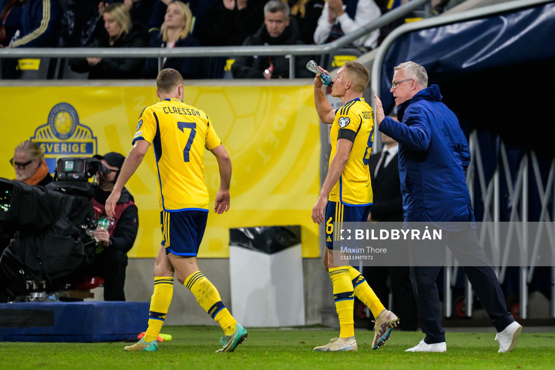 Head coach Janne Andersson of Swedenduring the UEFA Euro