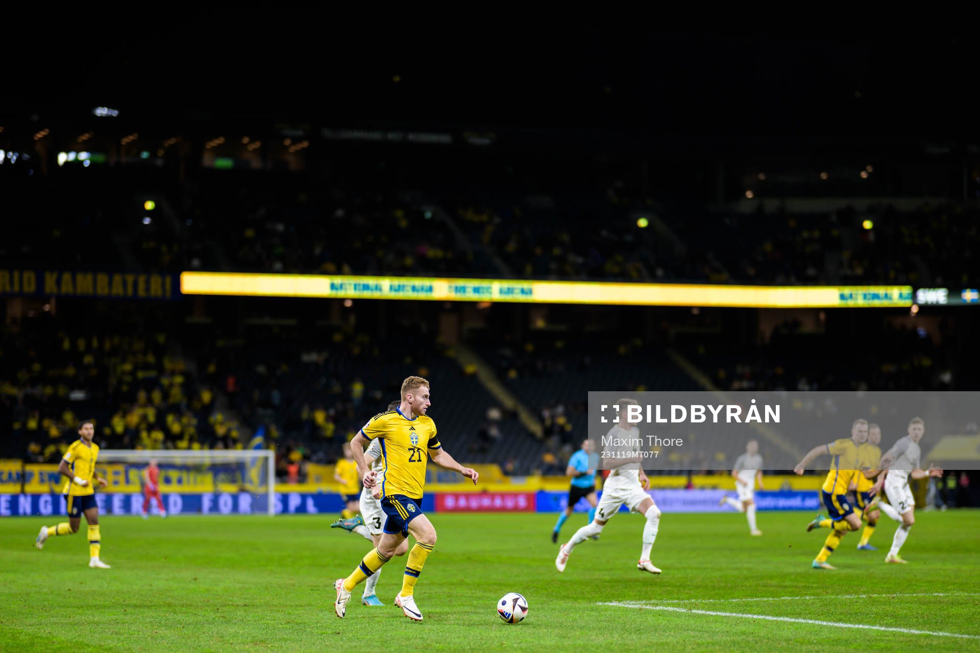 Dejan Kulusevski of Sweden