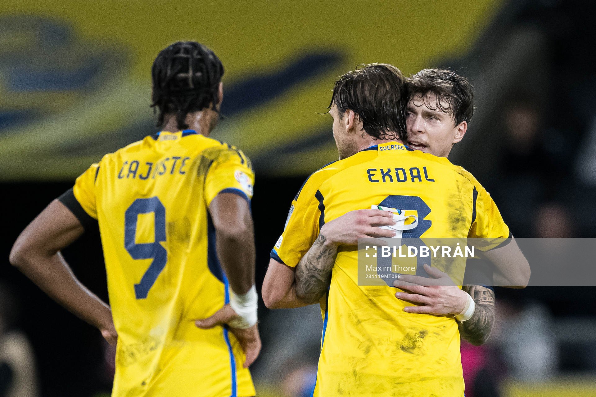 Albin Ekdal and Victor Nilsson Lindelöf of Sweden