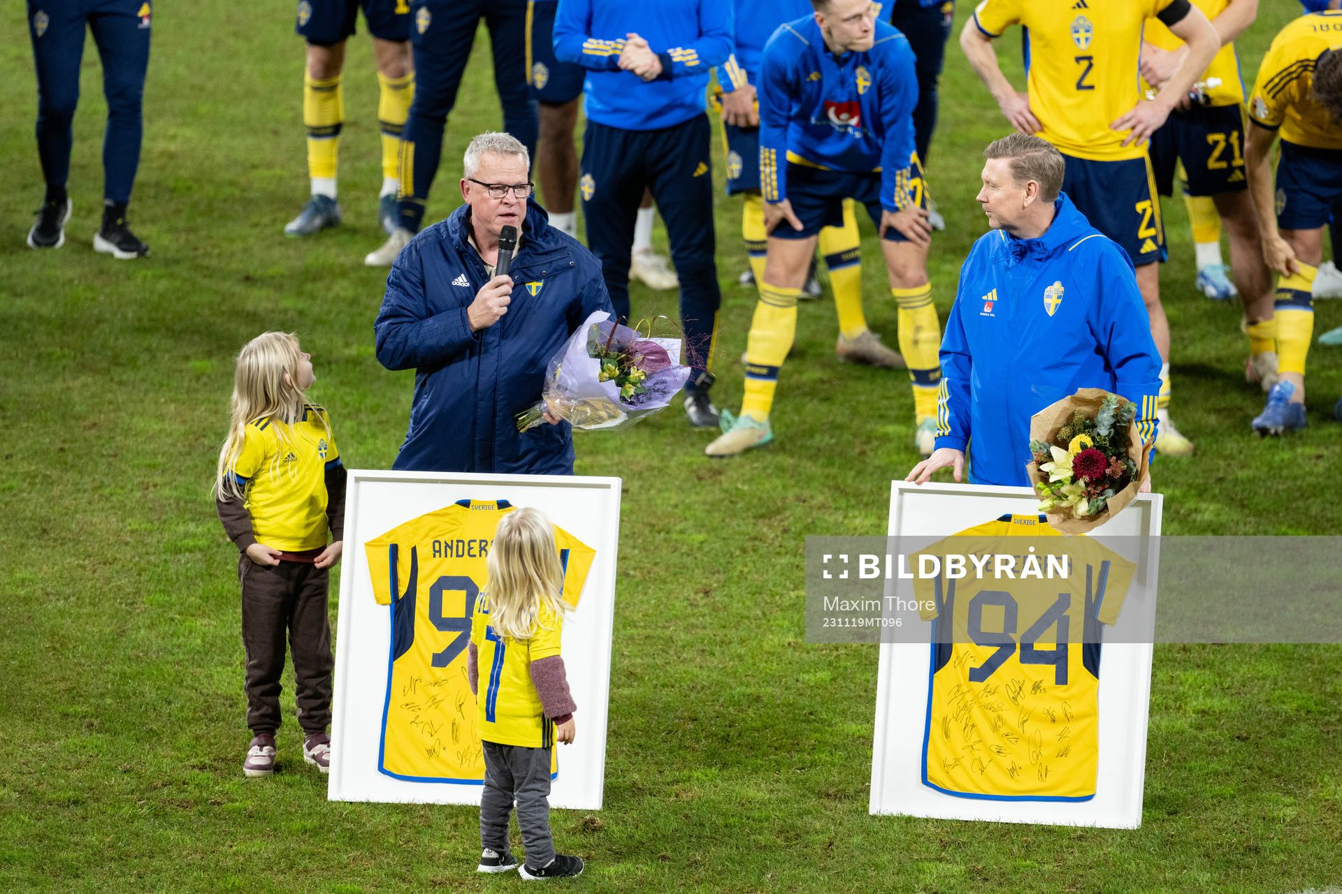Assistant coach Peter Wettergren and Head coach Janne