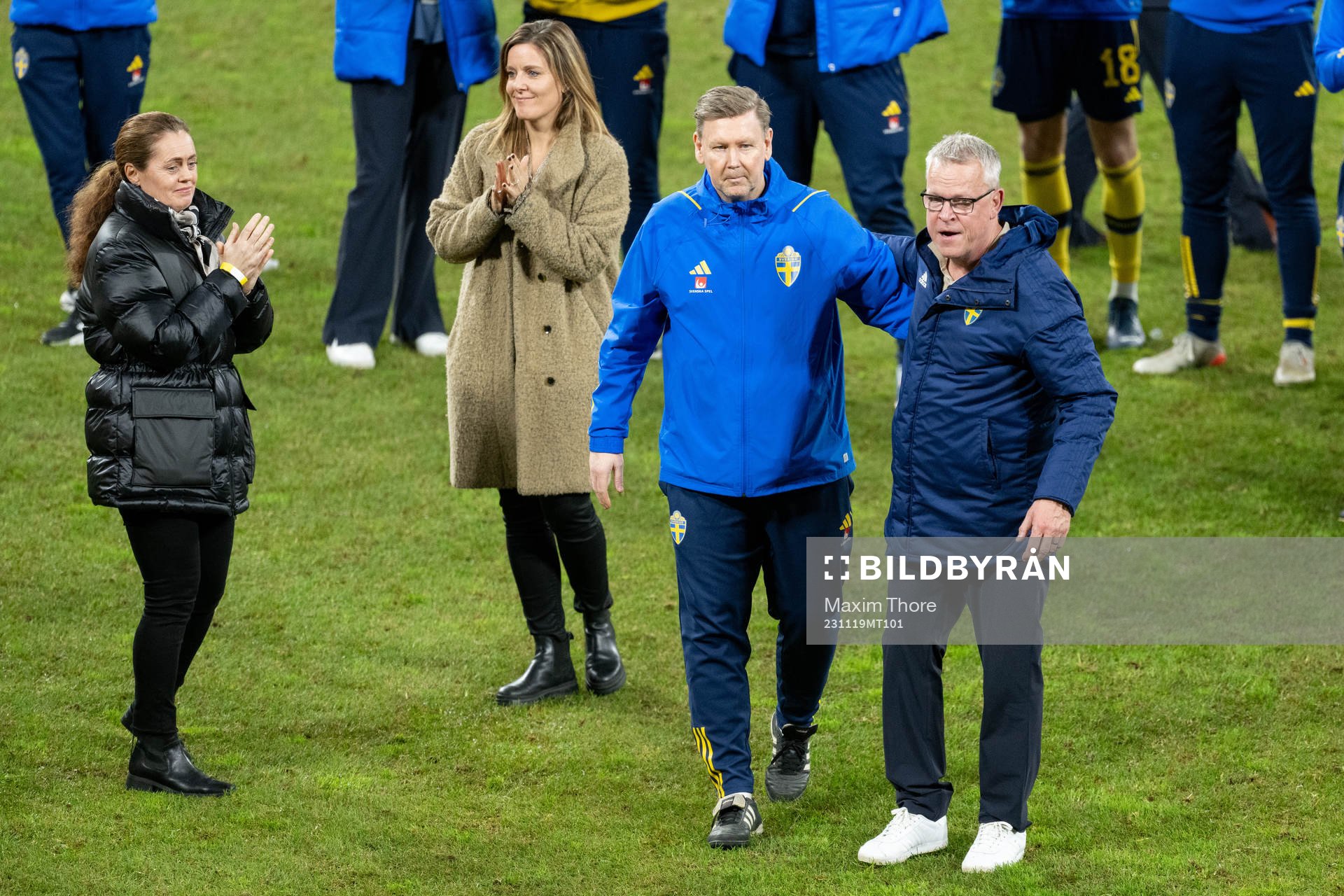 Assistant coach Peter Wettergren and Head coach Janne
