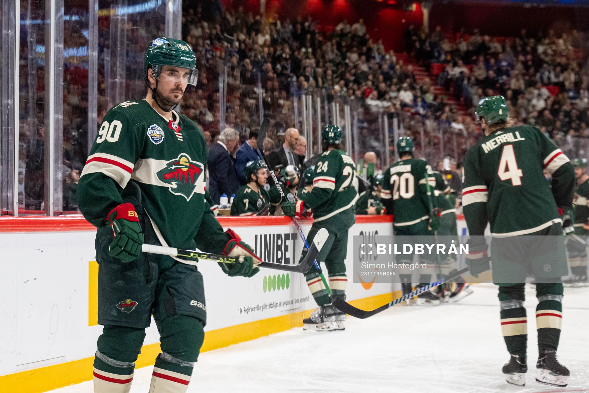 Marcus Johansson of Minnesota Wild