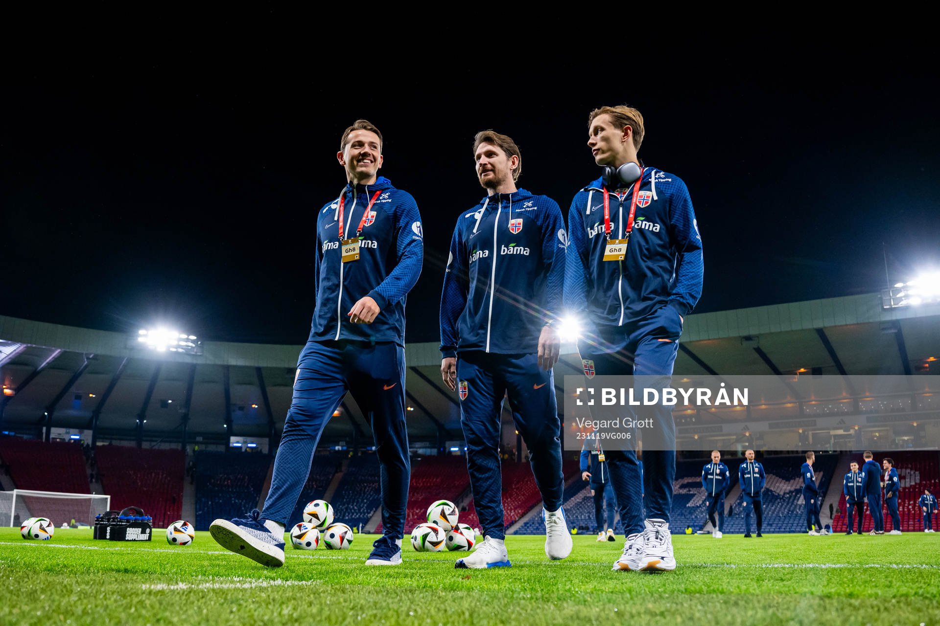 Sander Berge, Stefan Strandberg and Marcus Holmgren