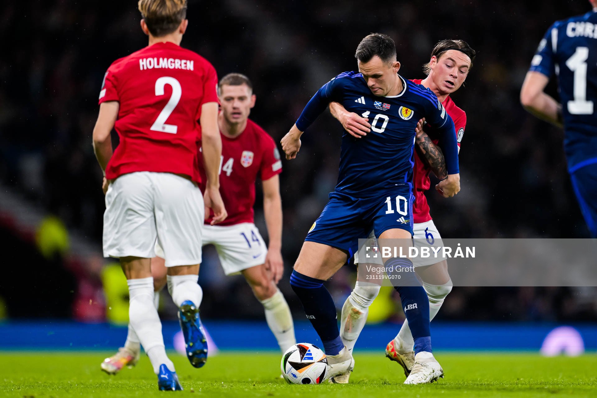 Lawrence Shankland of Scotland and Patrick Berg of Norway